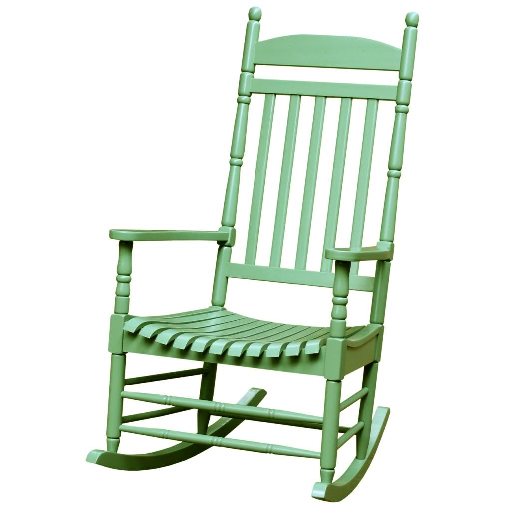 International Concepts Outdoor Solid Wood Porch Rocker with Turned Post