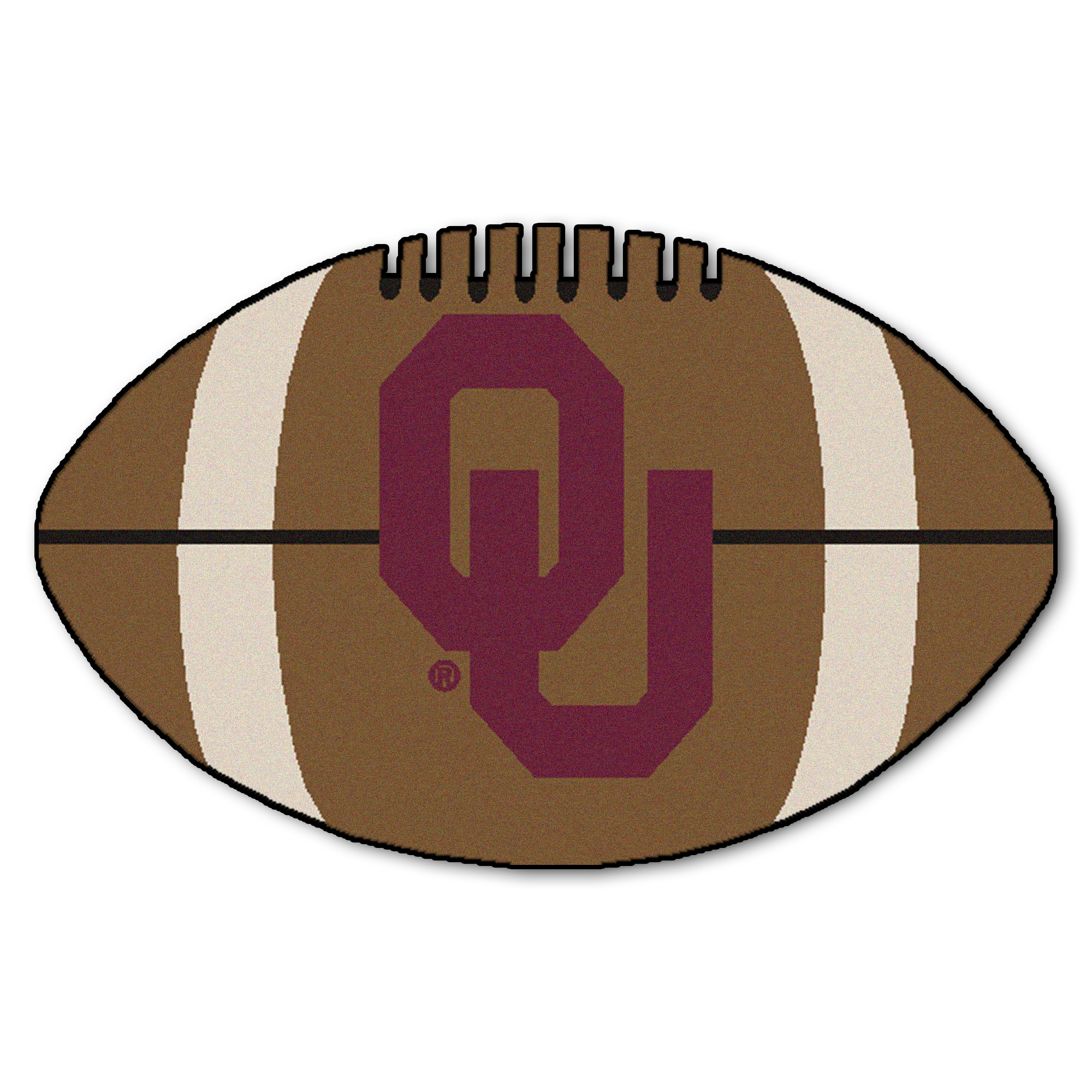 Oklahoma Football Rug 22" x 33"