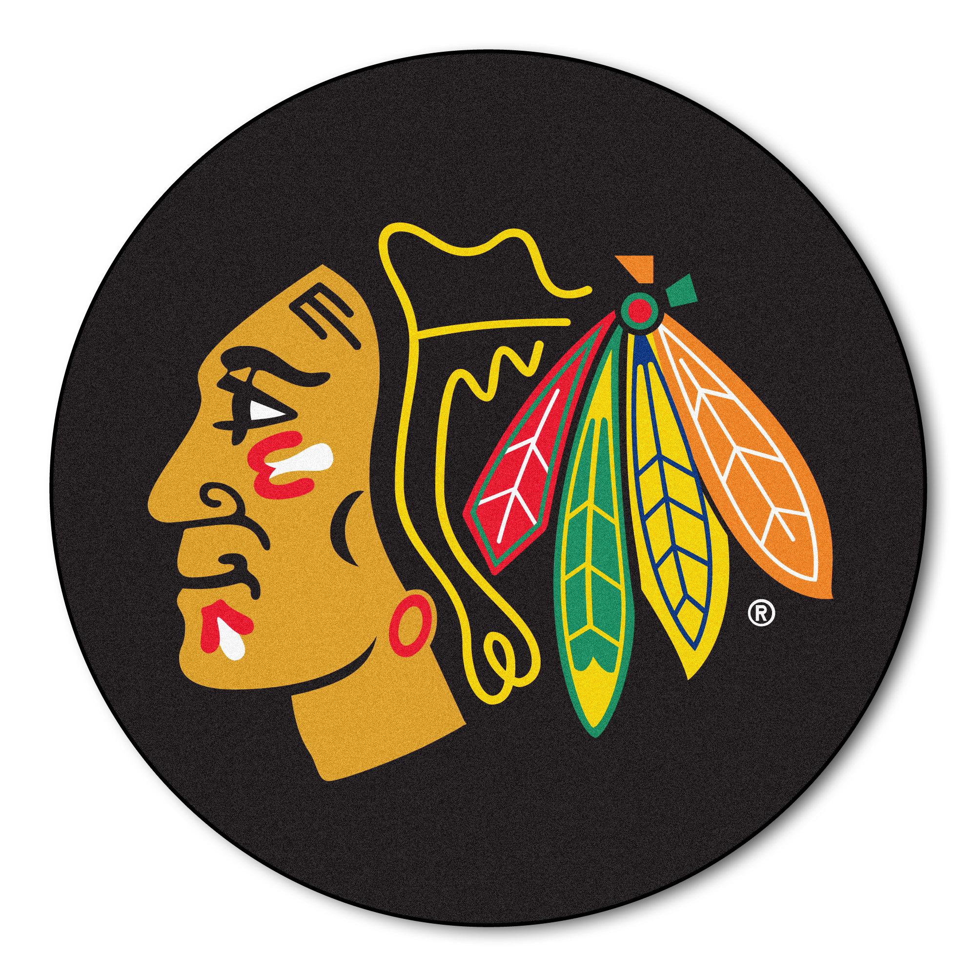 NHL - Chicago Blackhawks Puck Mat 27" diameter