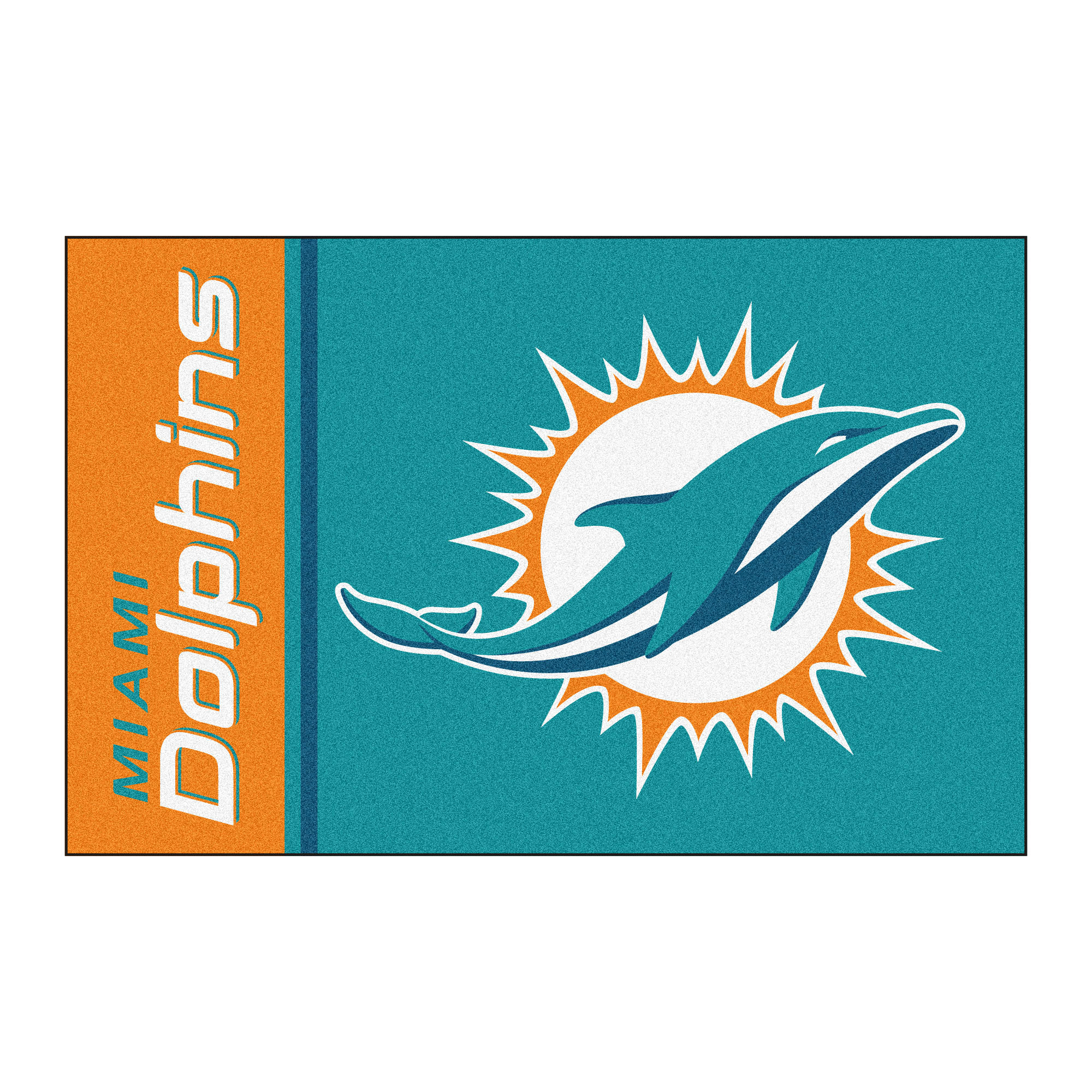 NFL - Miami Dolphins Uniform Inspired Starter Rug 20" x 30"