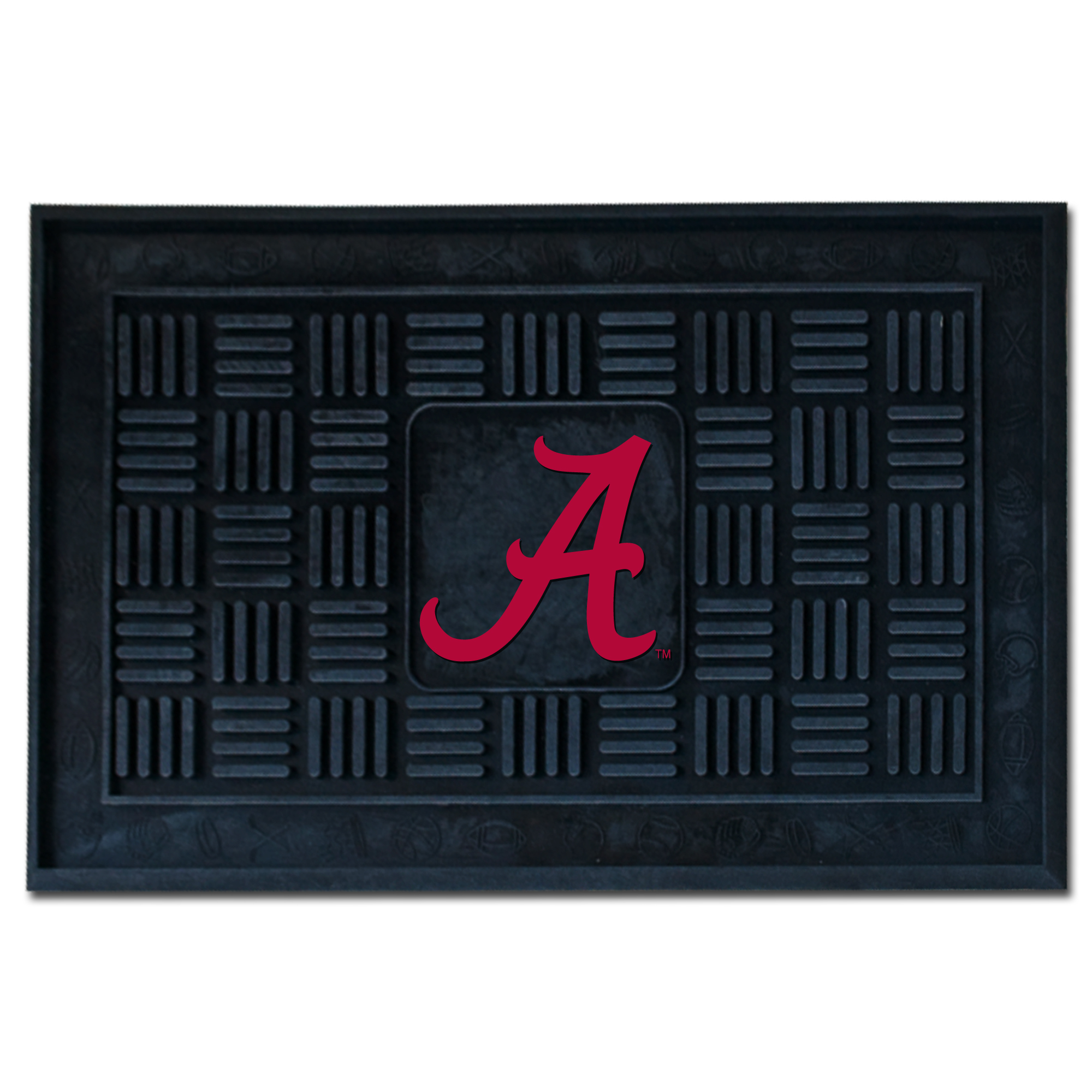 University of Alabama Medallion Door Mat 19" x 30"