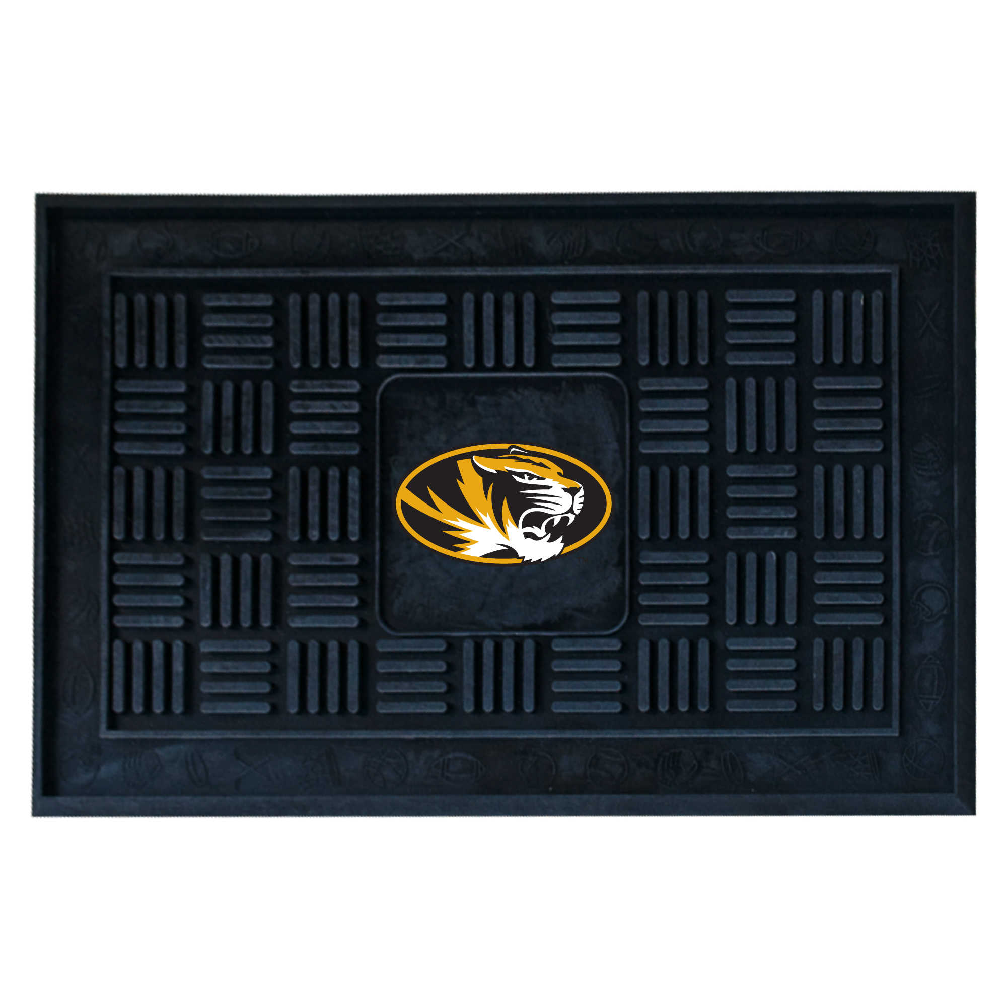 University of Missouri Medallion Door Mat 19" x 30"
