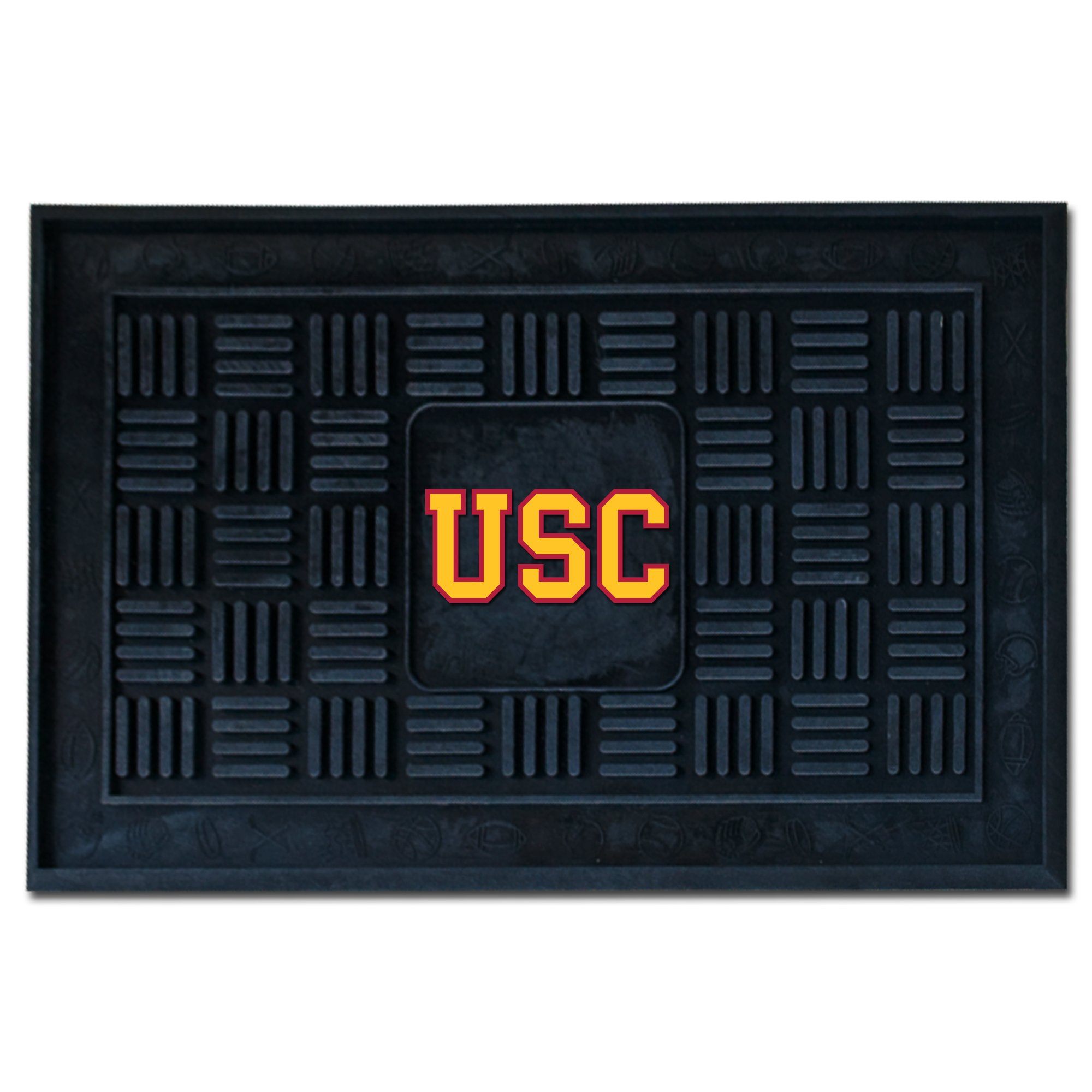 Univ of Southern California Medallion Door Mat 19" x 30"