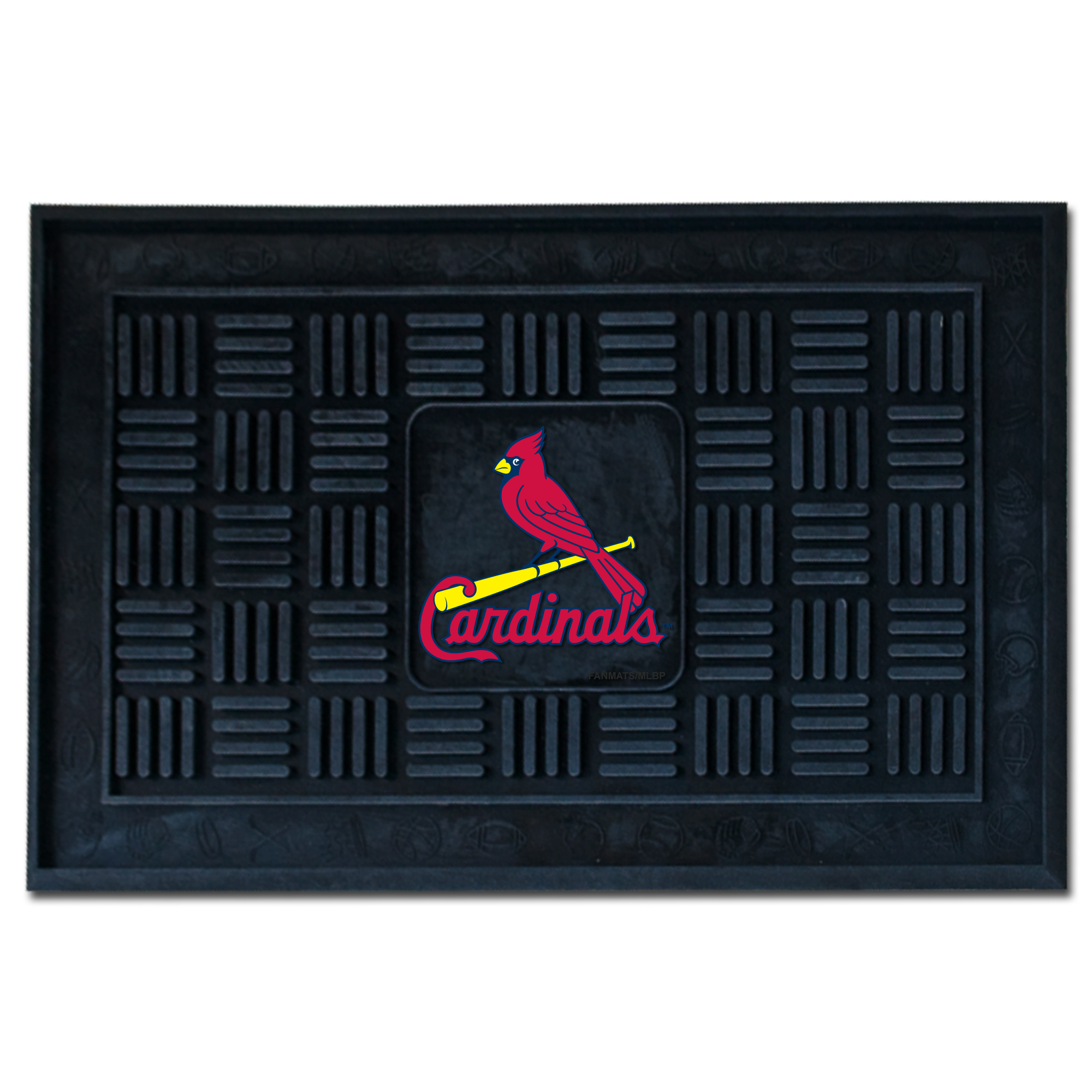 MLB - St. Louis Cardinals Medallion Door Mat 19" x 30"