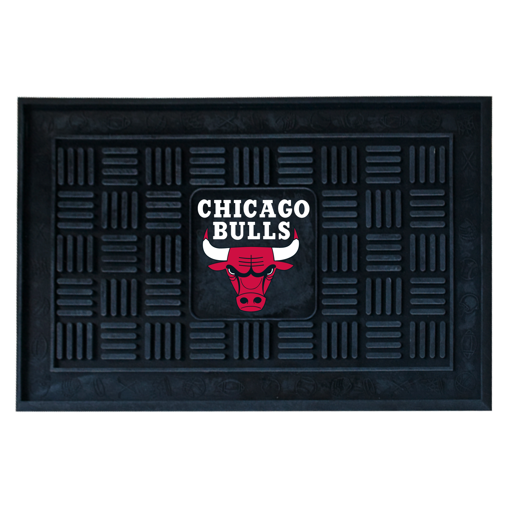 NBA - Chicago Bulls Medallion Door Mat 19" x 30"