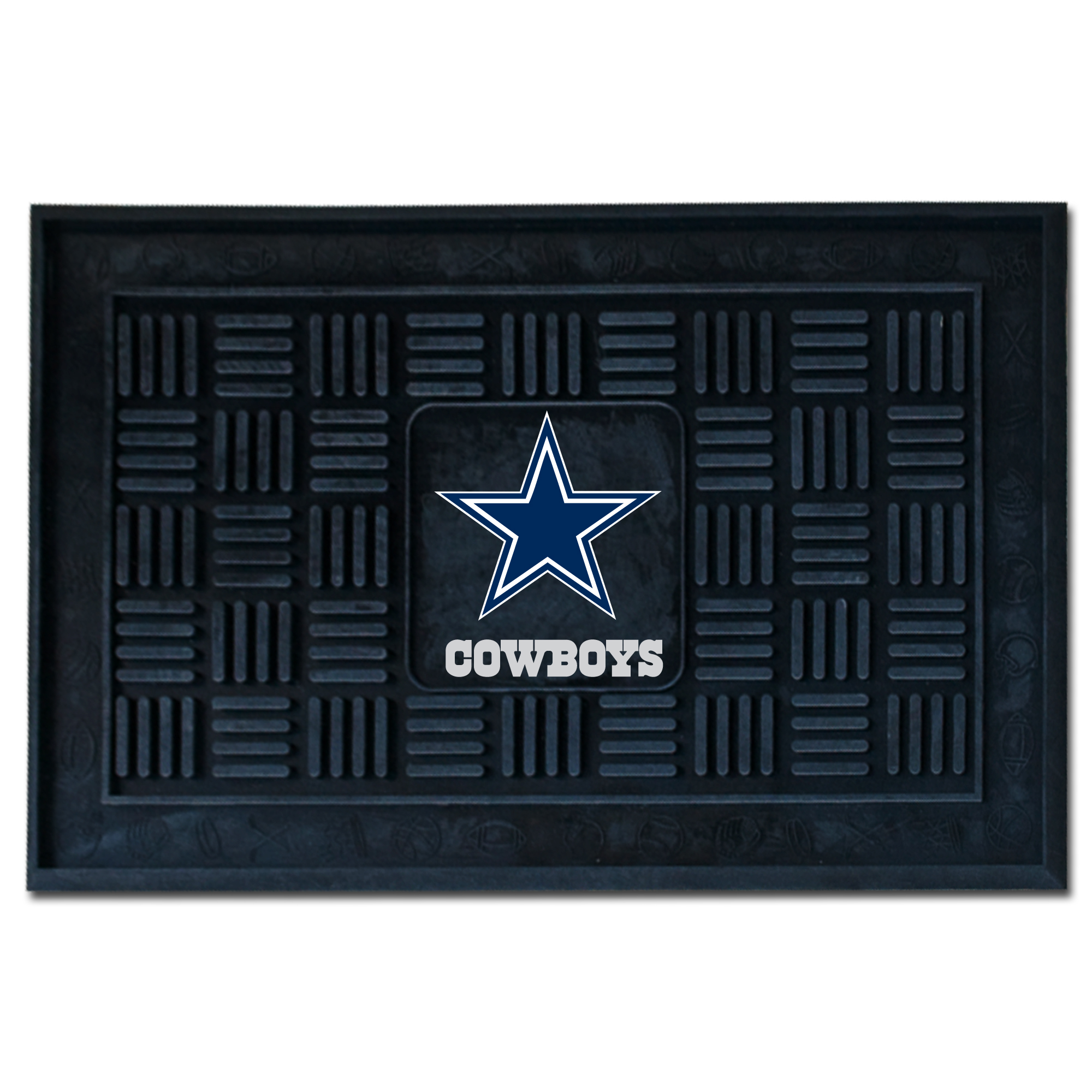 NFL - Dallas Cowboys Medallion Door Mat 19" x 30"