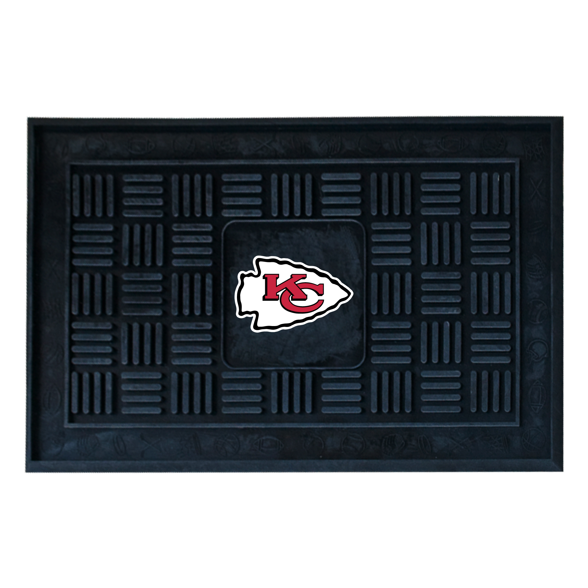NFL - Kansas City Chiefs Medallion Door Mat 19" x 30"