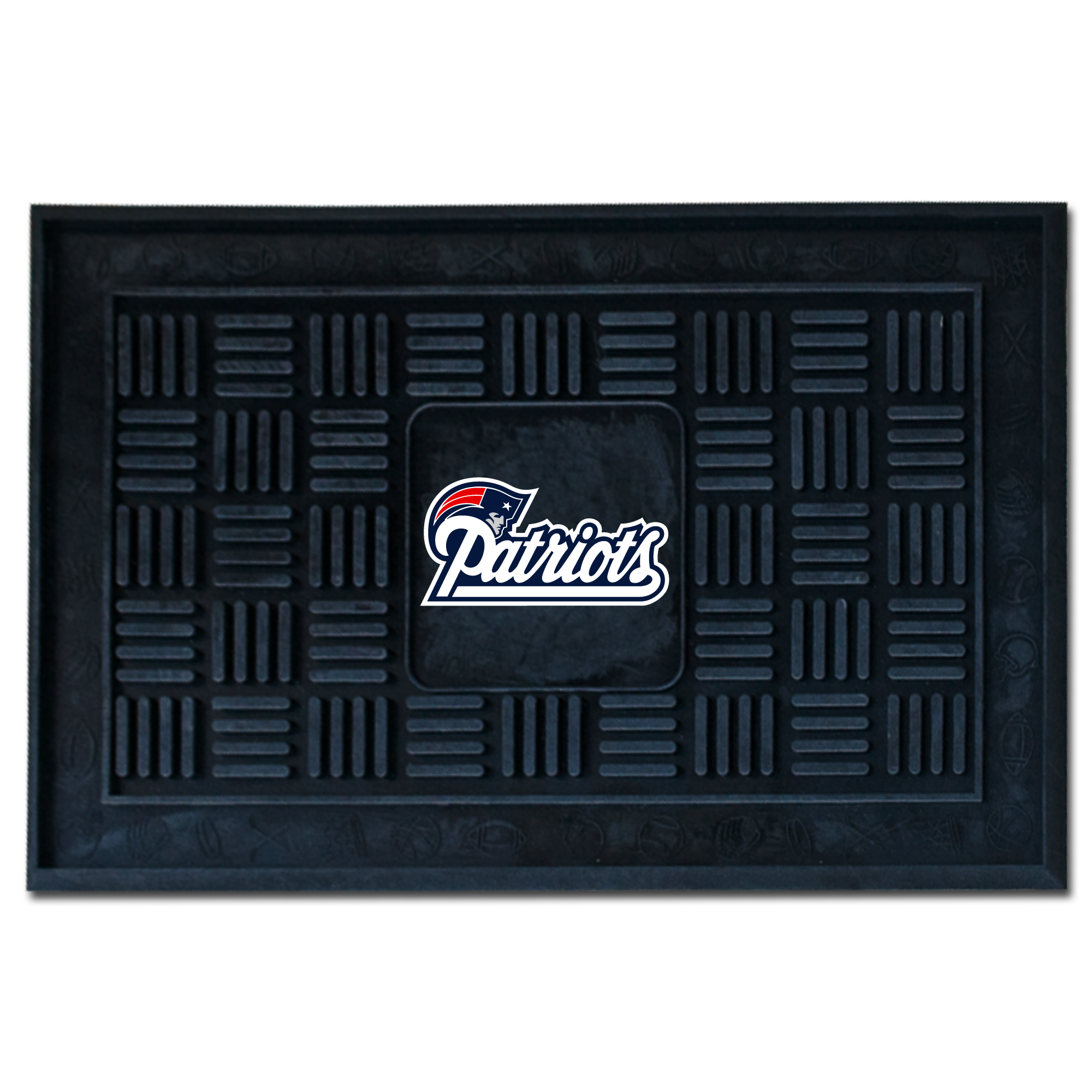 NFL - New England Patriots Medallion Door Mat 19" x 30"