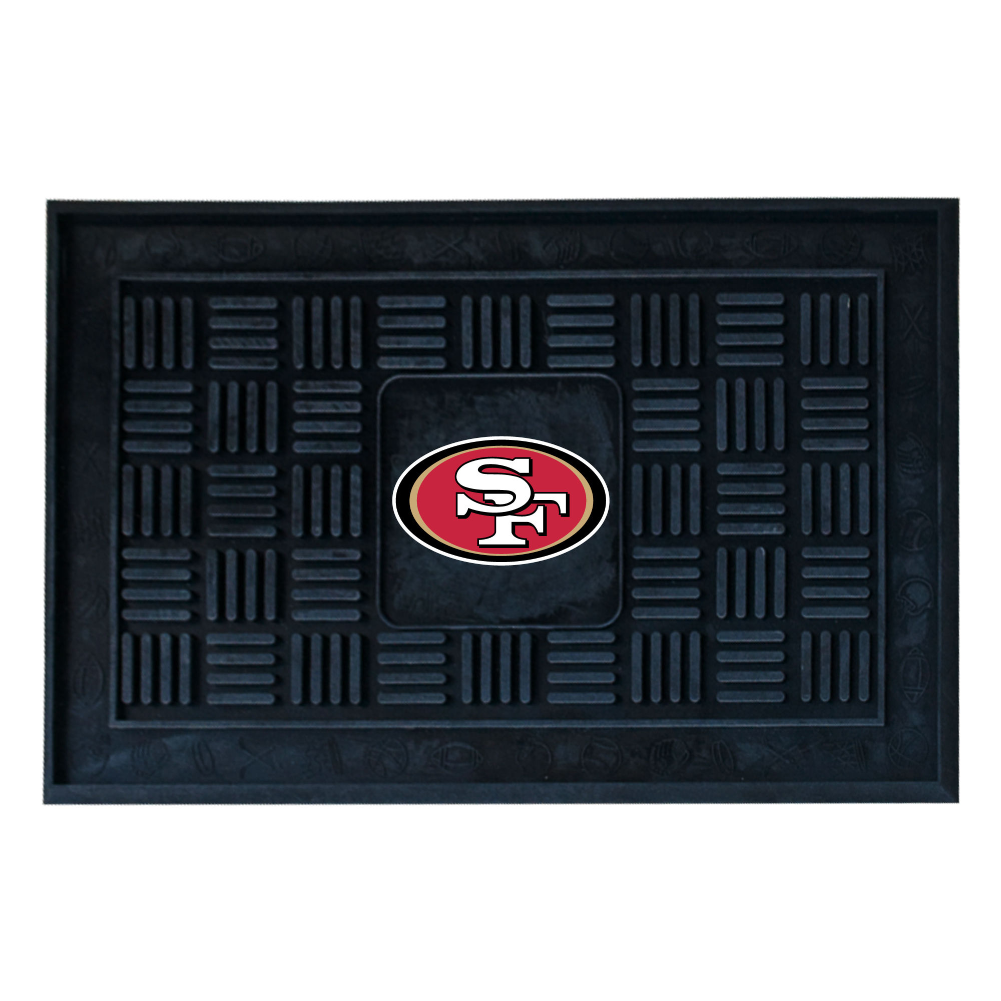 NFL - San Francisco 49ers Medallion Door Mat 19" x 30"