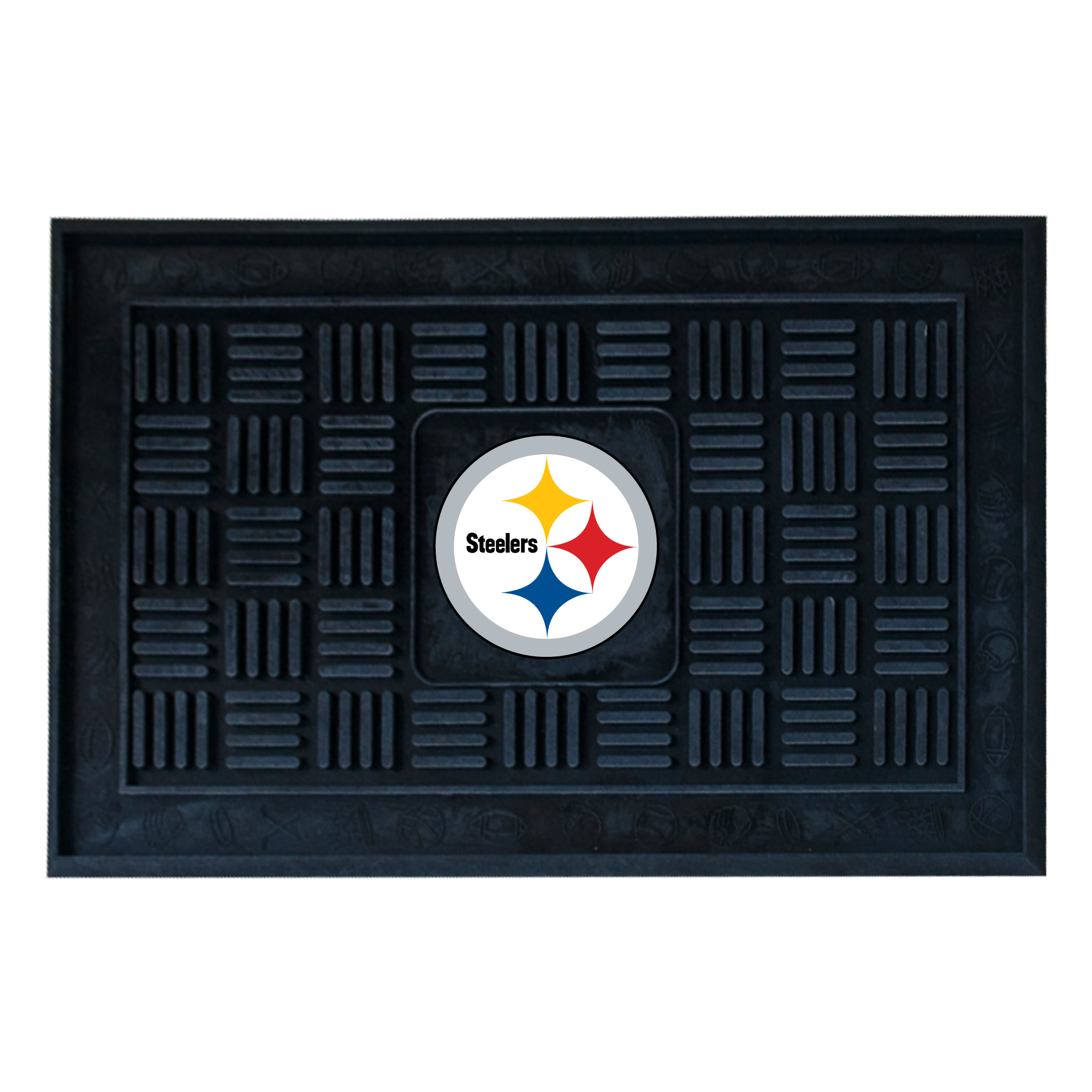 NFL - Pittsburgh Steelers Medallion Door Mat 19" x 30"