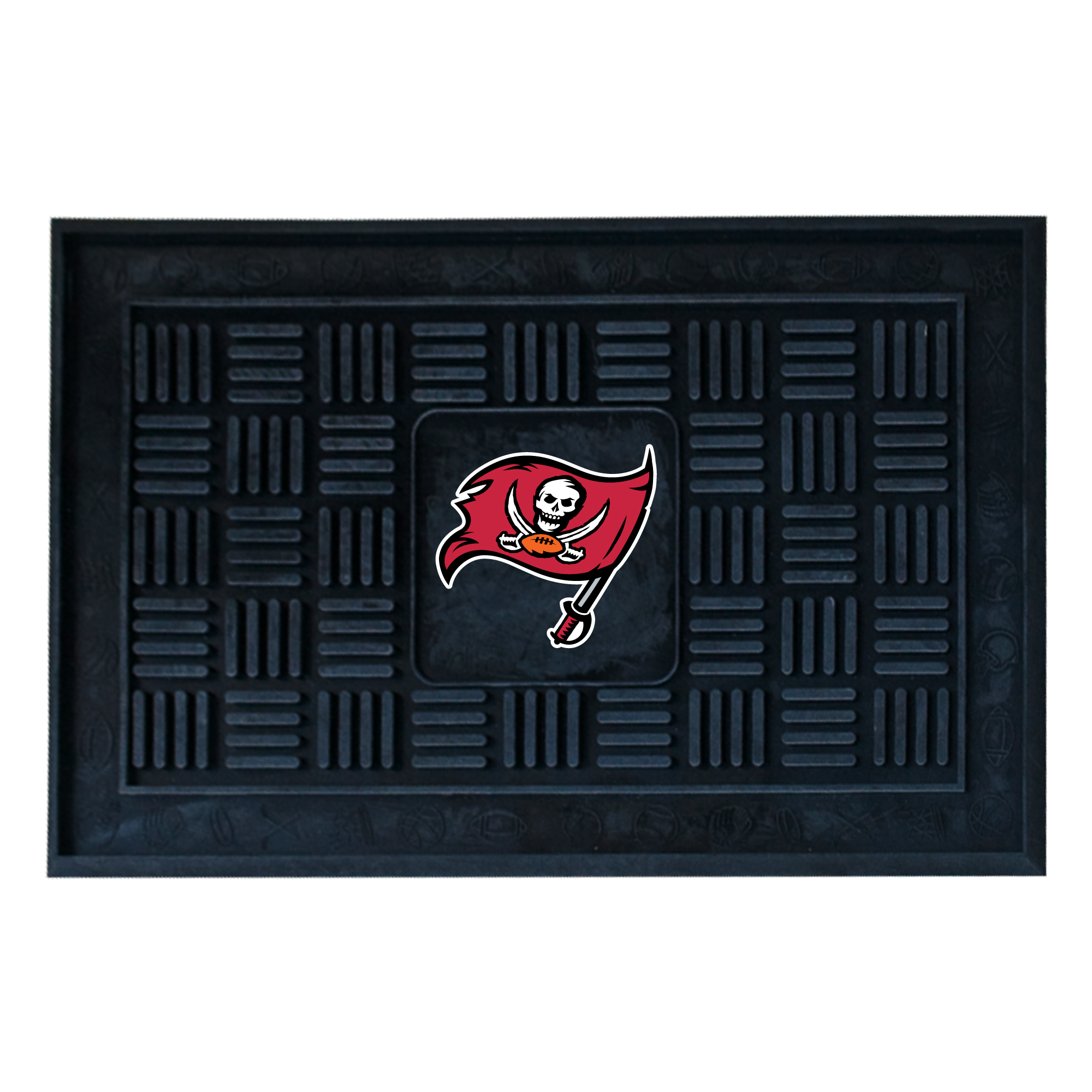 NFL - Tampa Bay Buccaneers Medallion Door Mat 19" x 30"