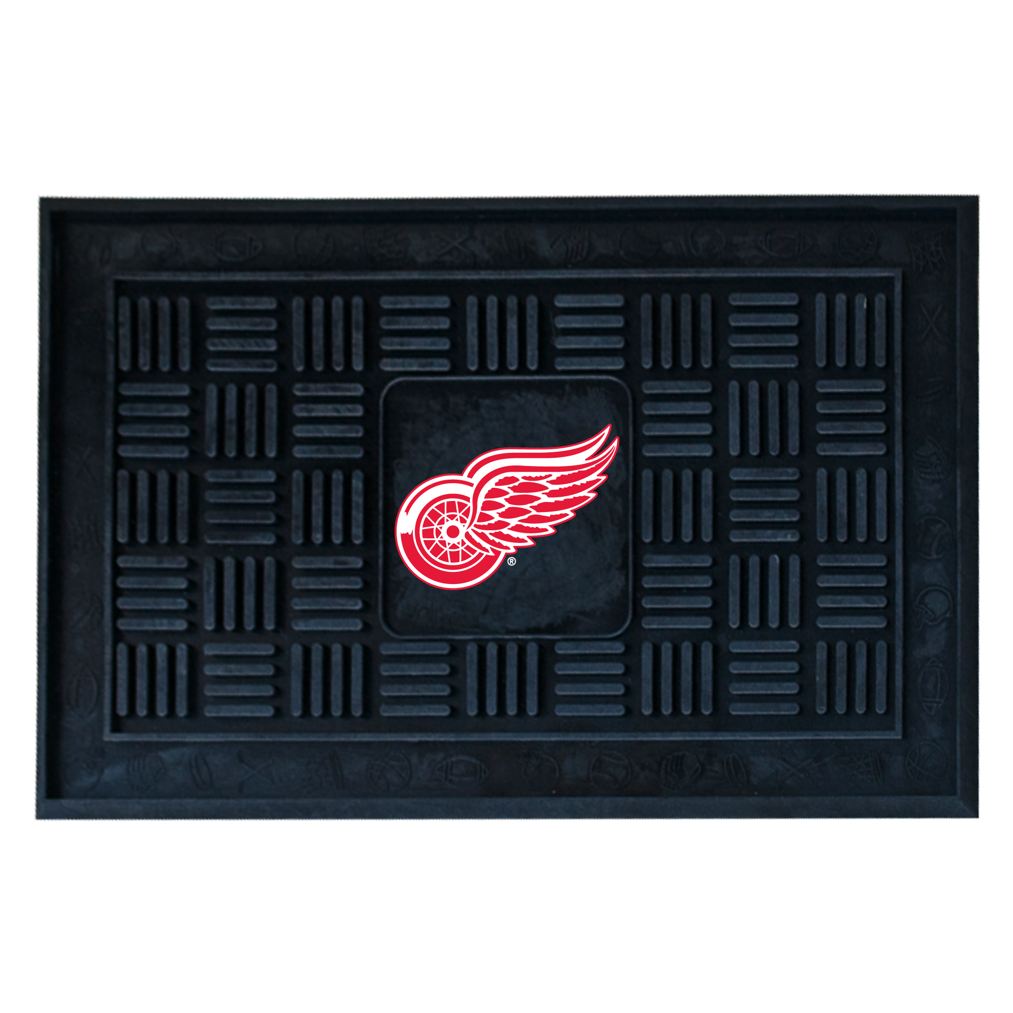 NHL - Detroit Red Wings Medallion Door Mat 19" x 30"