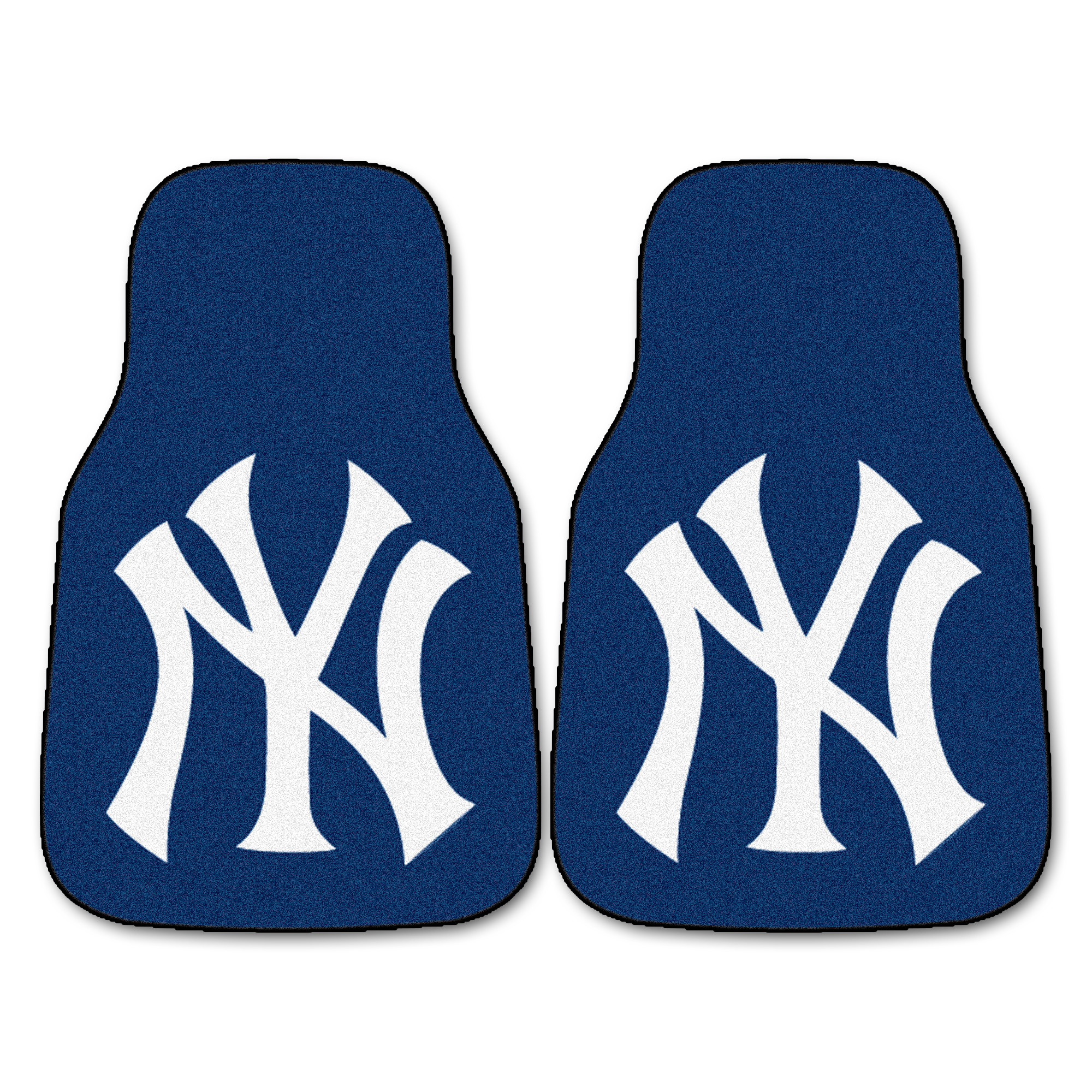 Major League Baseball New York Yankees 2-piece Carpeted Car Mats 18" x 27"