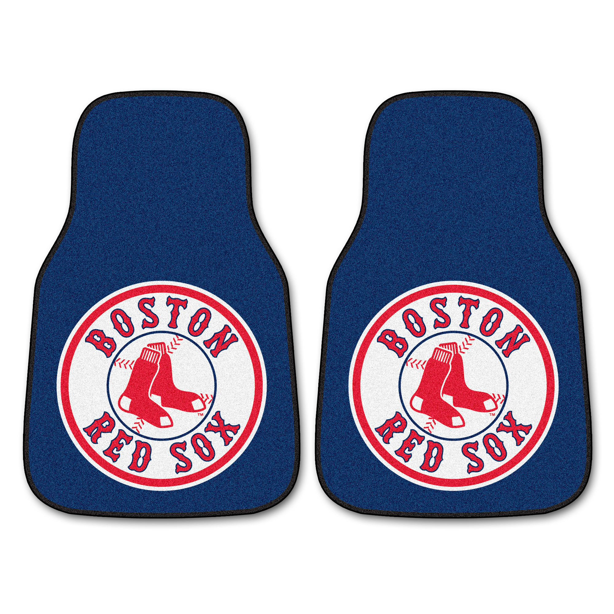 Major League Baseball Boston Red Sox 2-piece Carpeted Car Mats 18" x 27"