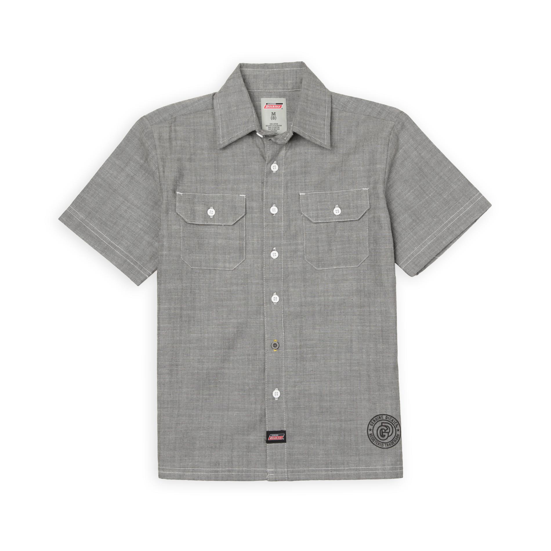Genuine Dickies Boy's Button-Front Shirt