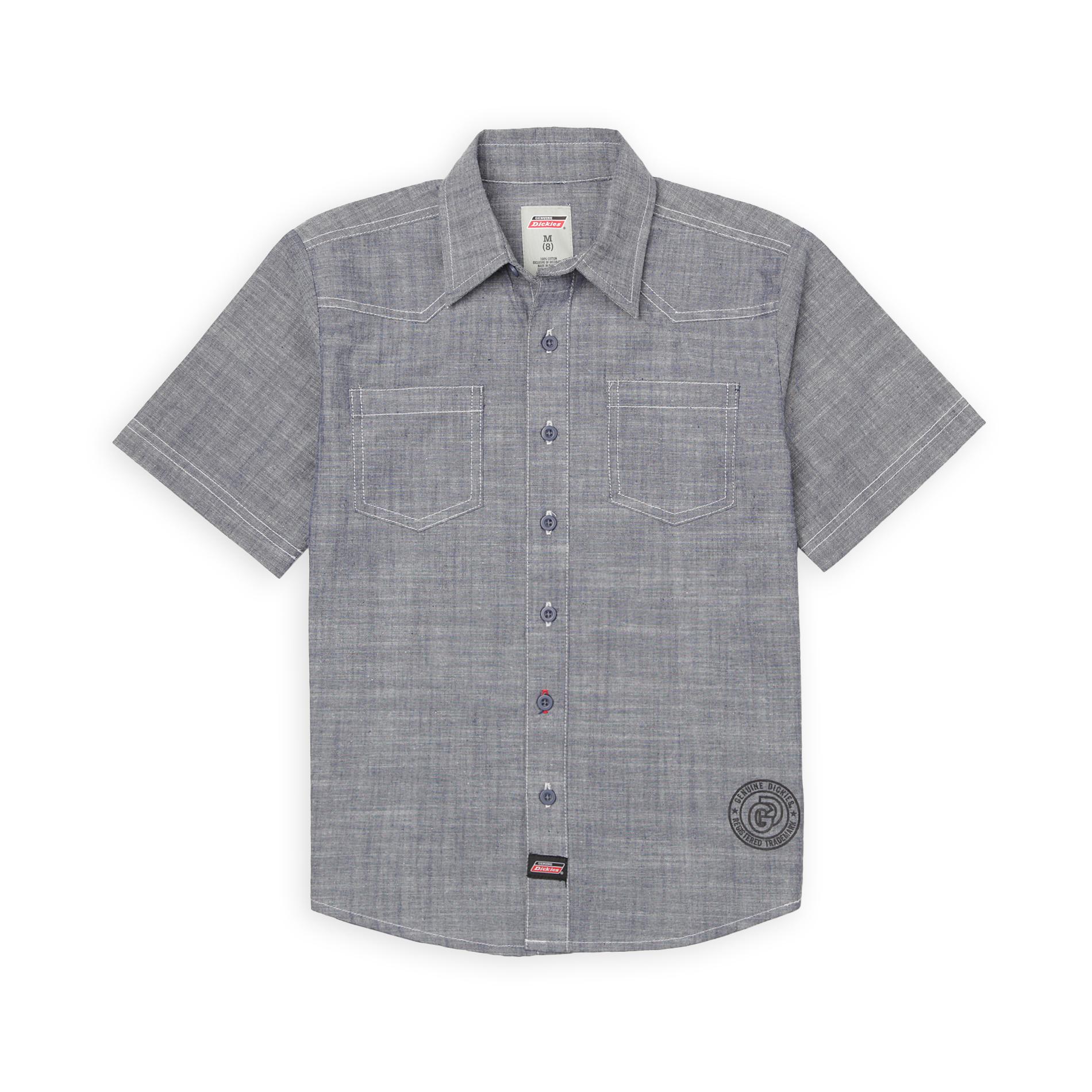 Genuine Dickies Boy's Button-Front Shirt