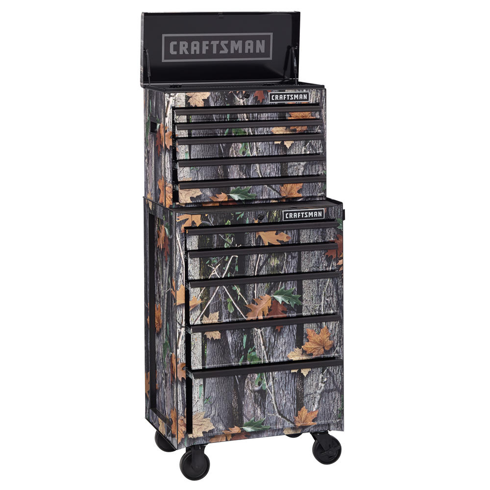 Craftsman 26 In. 5-Drawer Heavy-Duty Ball Bearing Top Chest - Camouflage