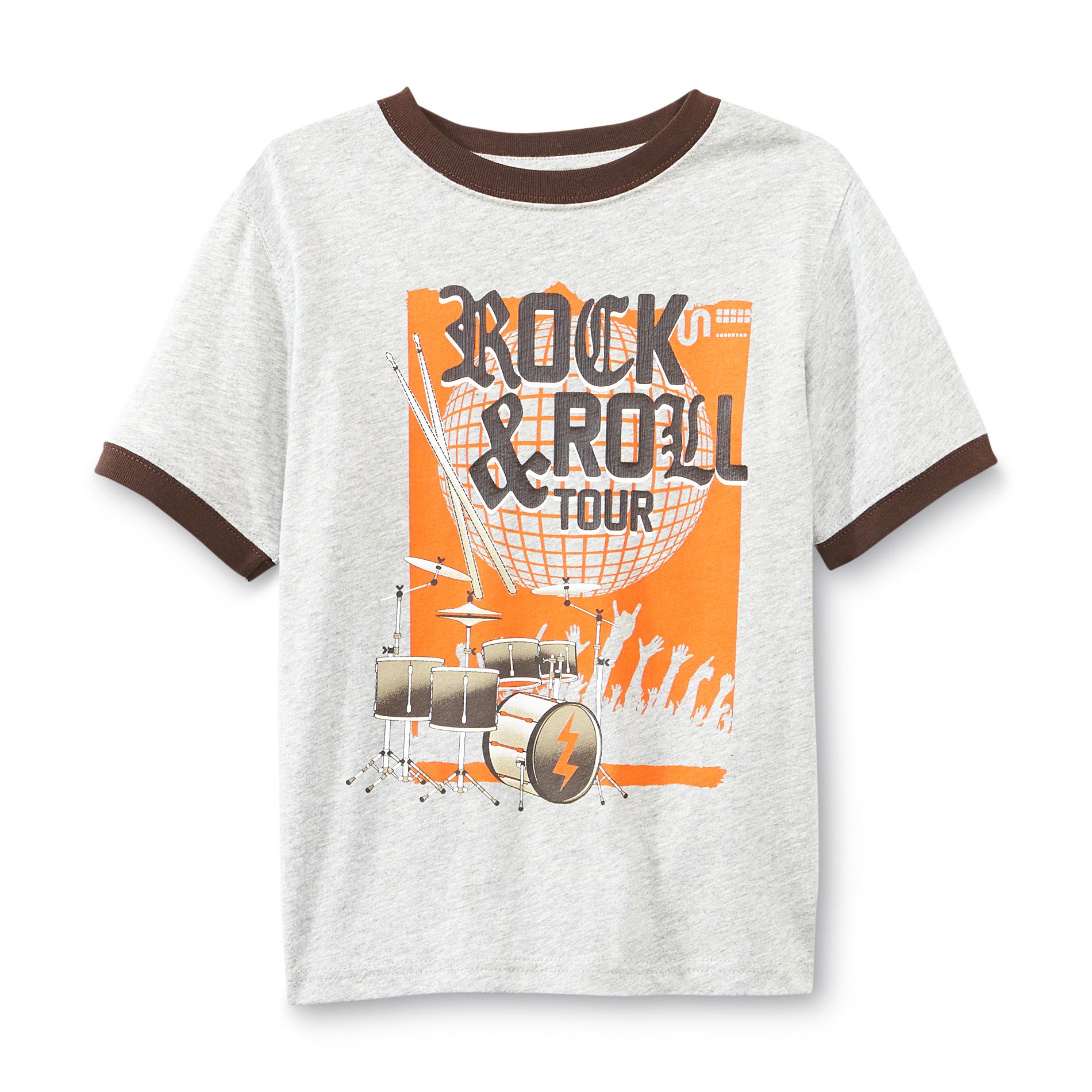 Toughskins Boy's Graphic T-Shirt - Rock & Roll Tour