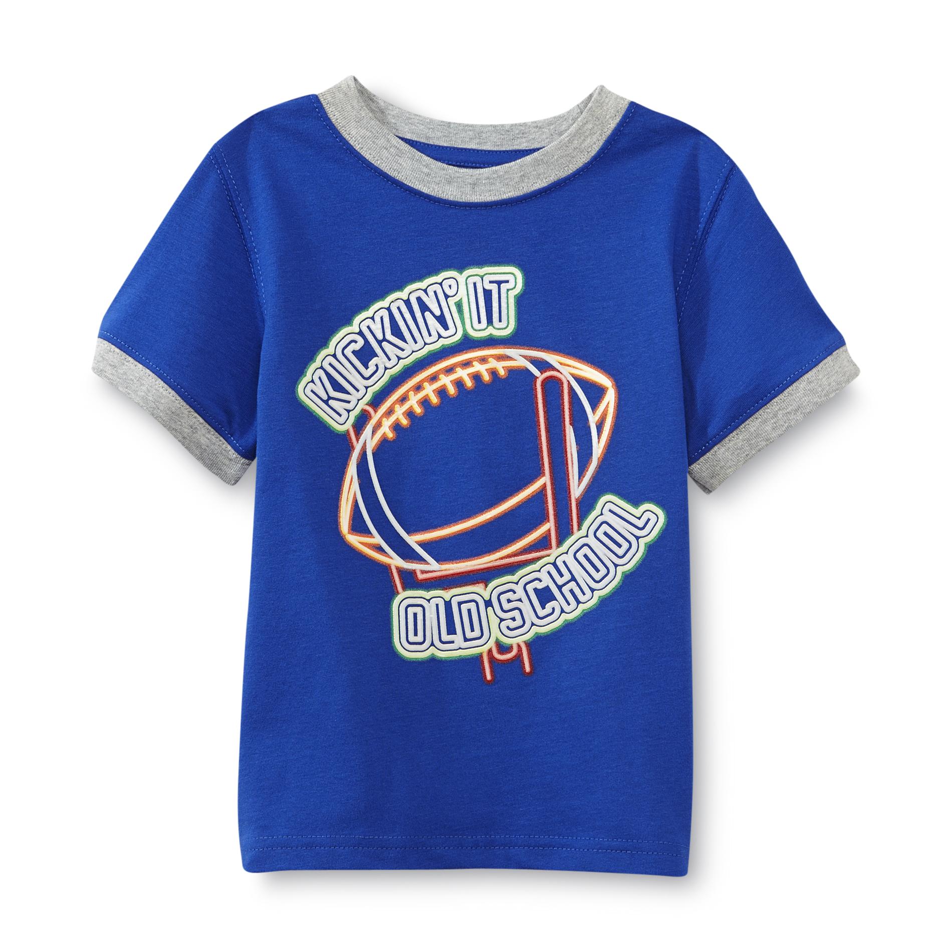 Toughskins Infant & Toddler Boy's Ringer T-Shirt - Old School Football