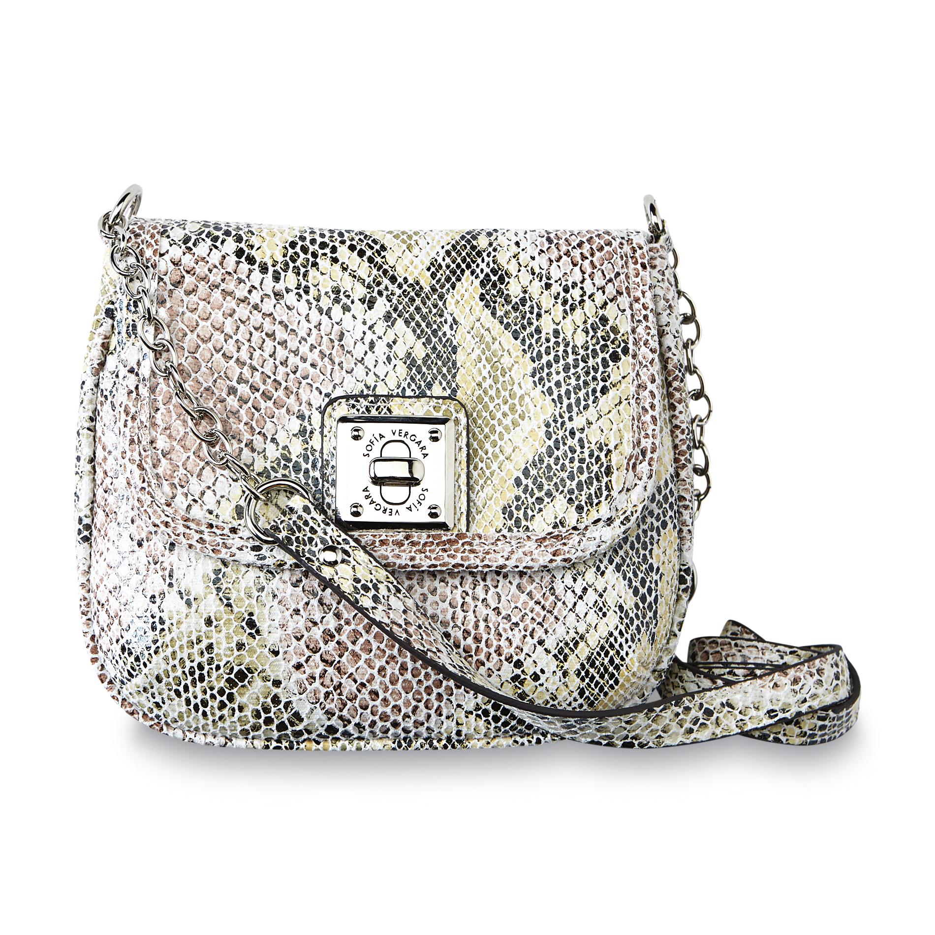 Women's Elsa Faux Snakeskin Mini Crossbody Bag