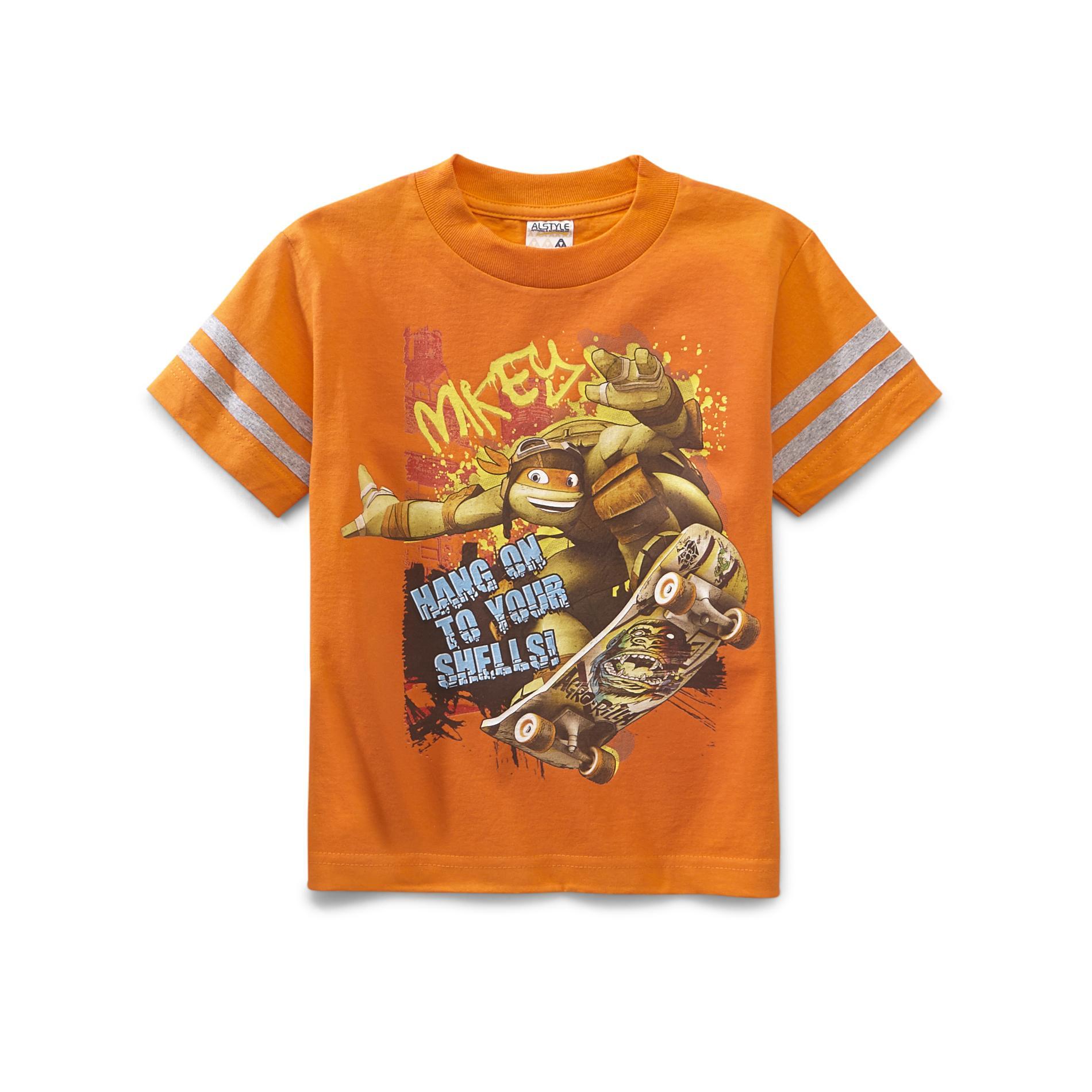 Nickelodeon Teenage Mutant Ninja Turtles Boy's Graphic T-Shirt - Mikey