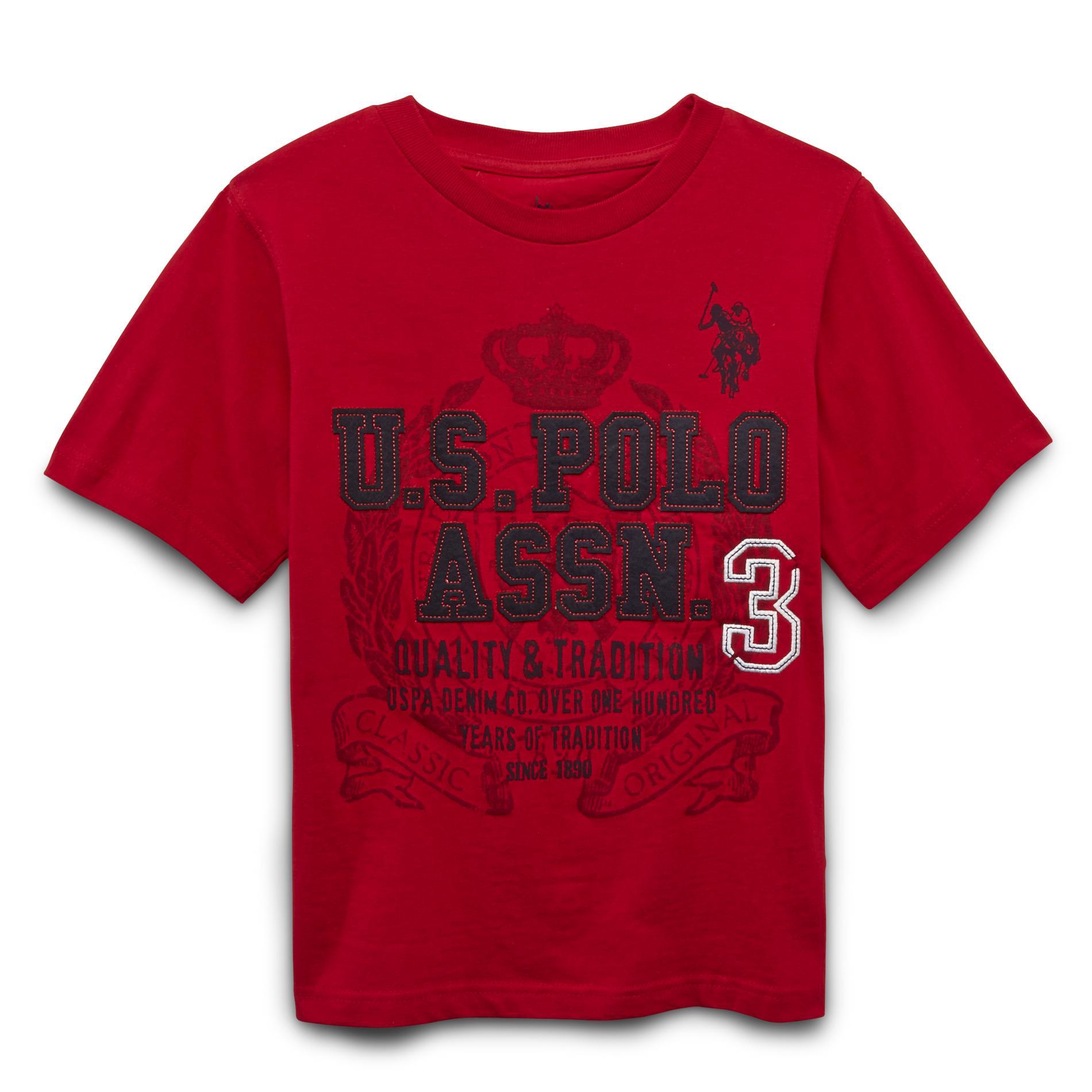 U.S. Polo Assn. Boy's T-Shirt - Applique