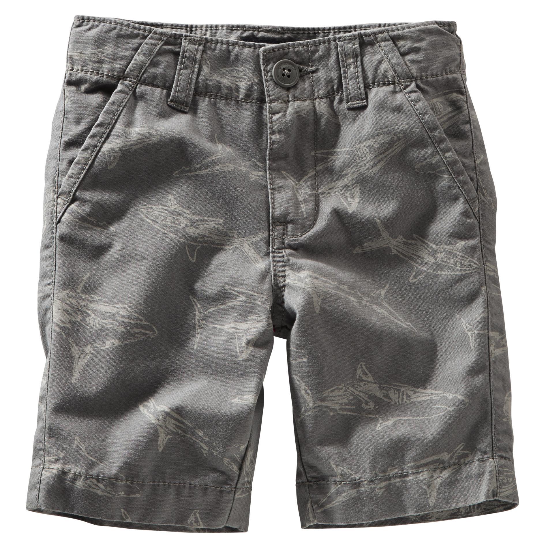 OshKosh Boy's Slub Canvas Bermuda Shorts