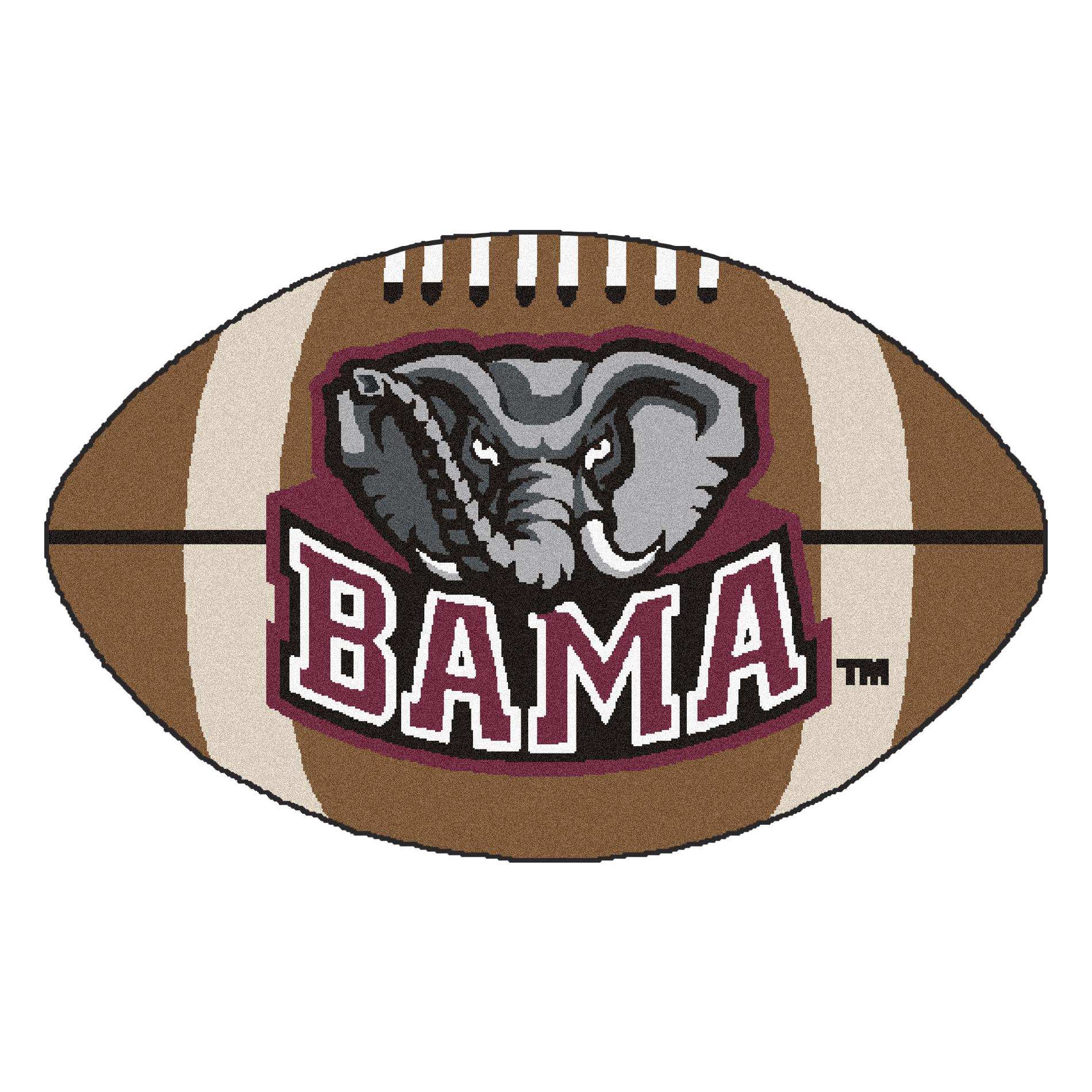Alabama Football Rug 22" x 33"
