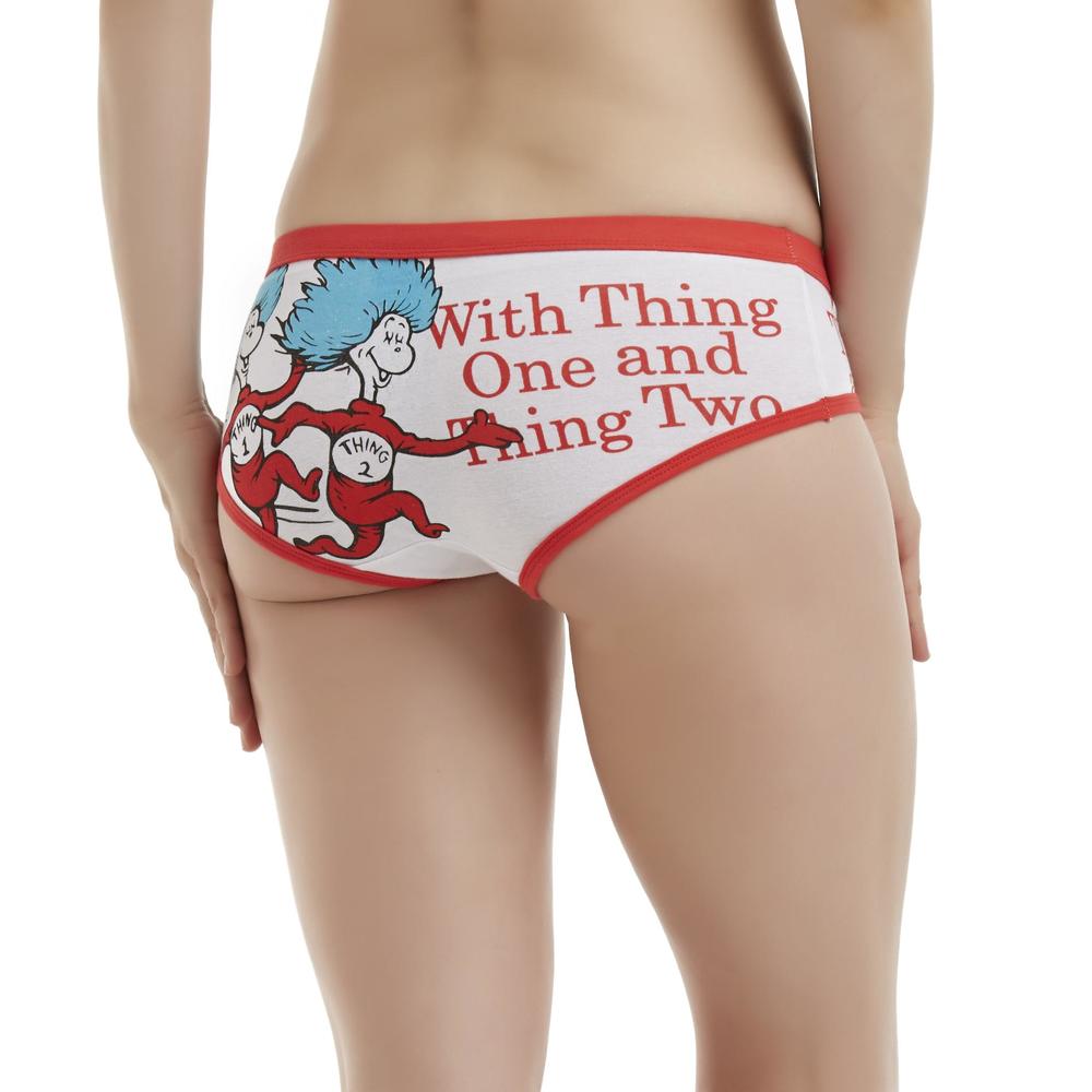 Dr. Seuss Women's Hipster Panties - Thing One & Thing Two