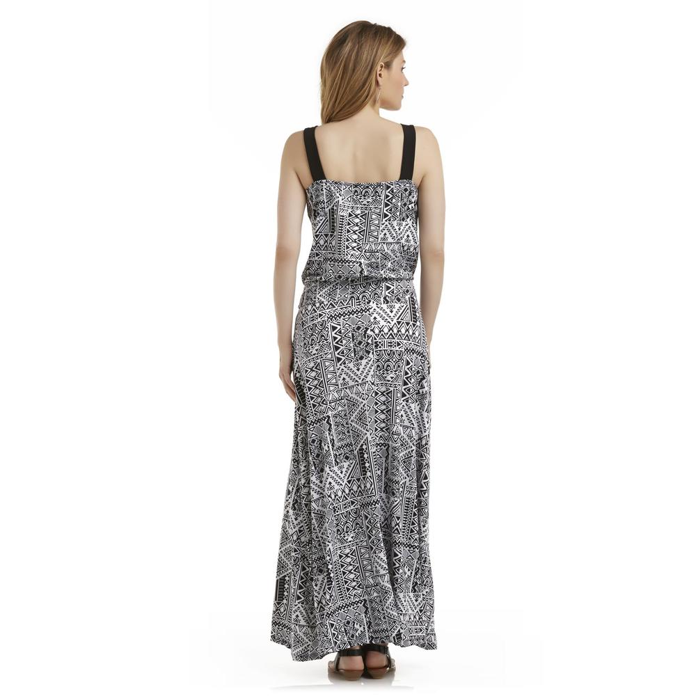 Metaphor Women's Sleeveless Knit Maxi Dress - Abstract Tribal