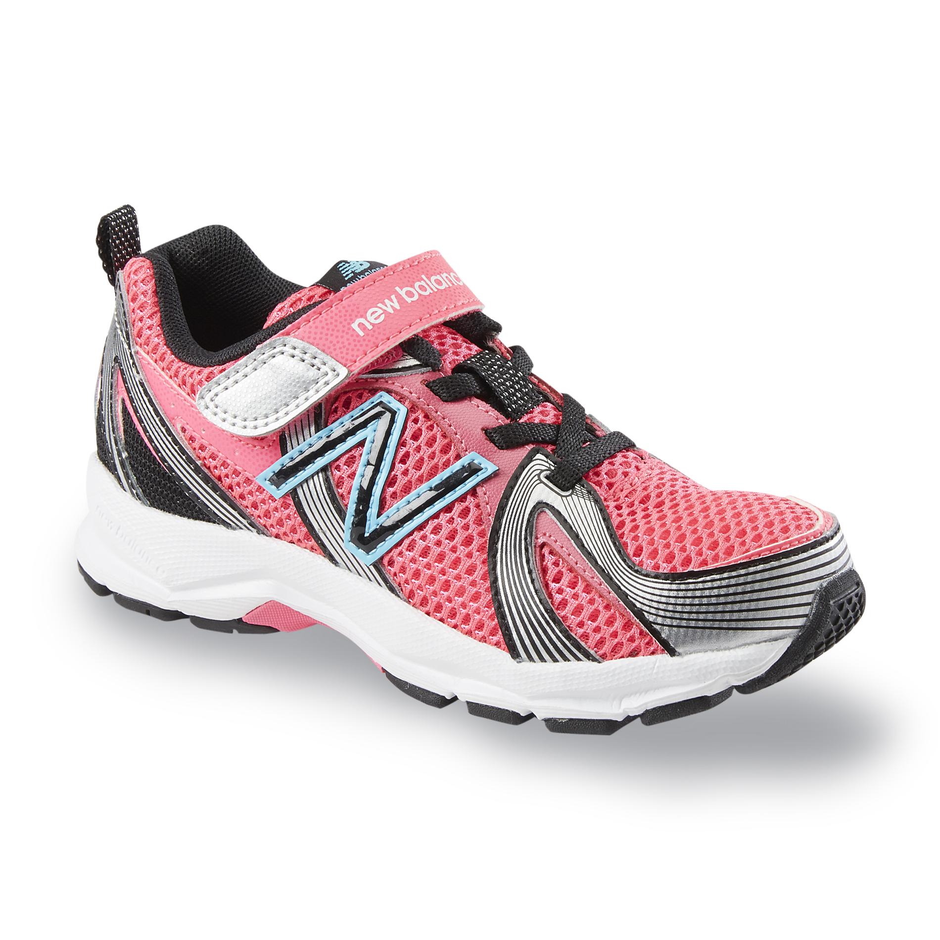 New Balance Girl's 554 Athletic Shoe - Pink Multi