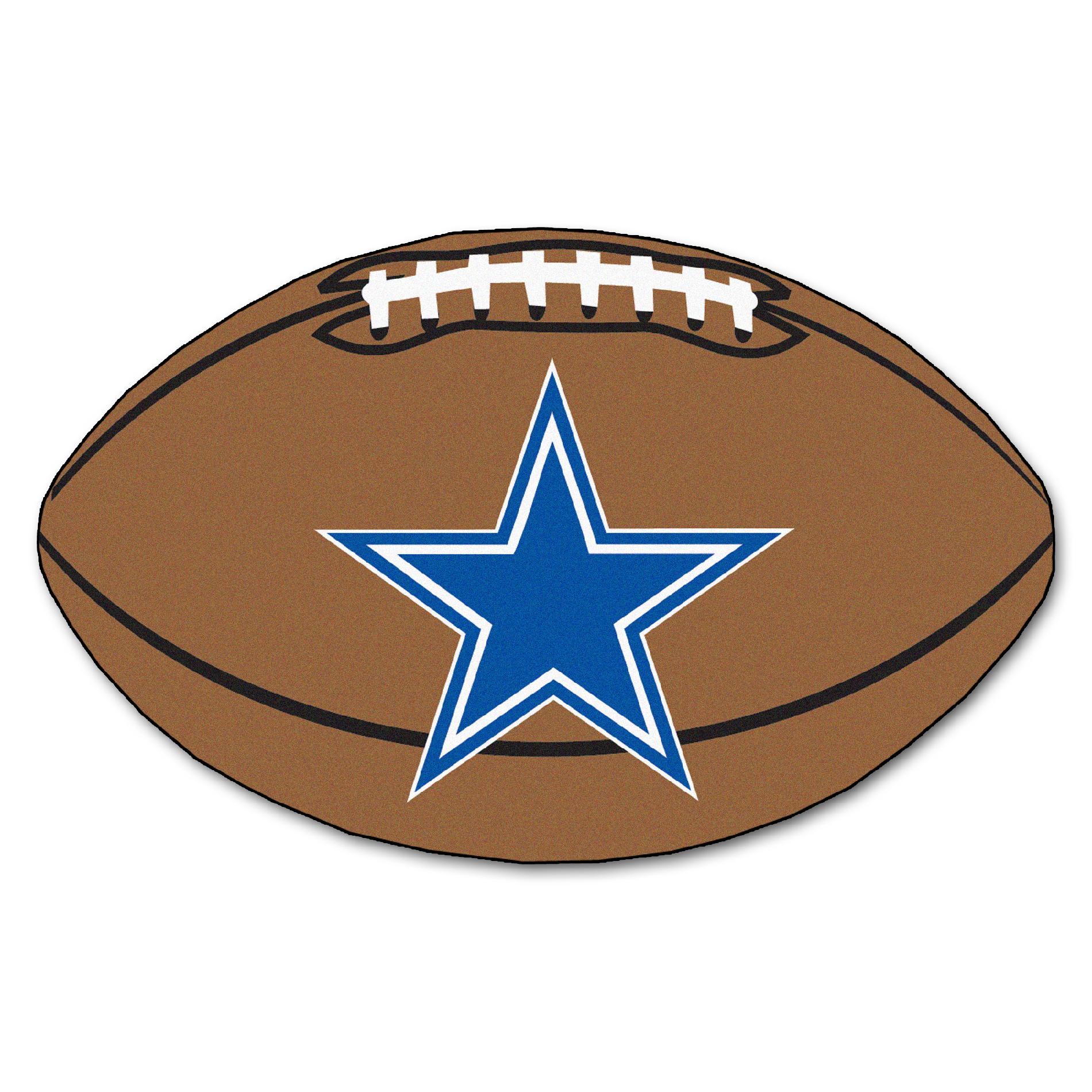 NFL - Dallas Cowboys Football Rug 22" x 33"