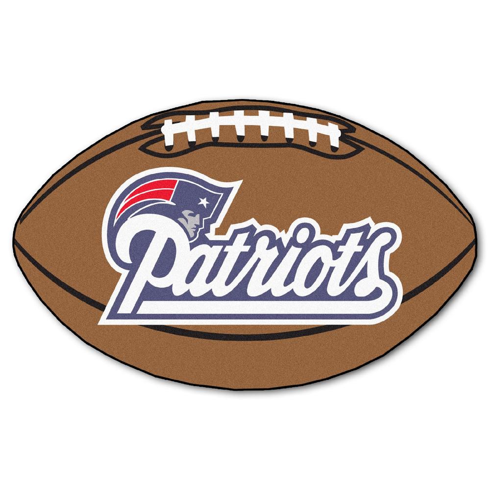NFL - New England Patriots Football Rug 22" x 33"