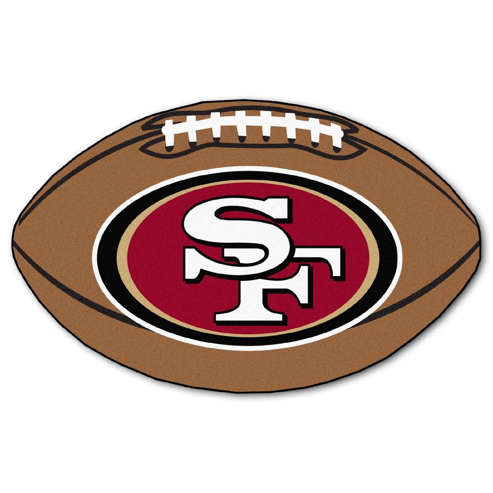 NFL - San Francisco 49ers Football Rug 22" x 33"