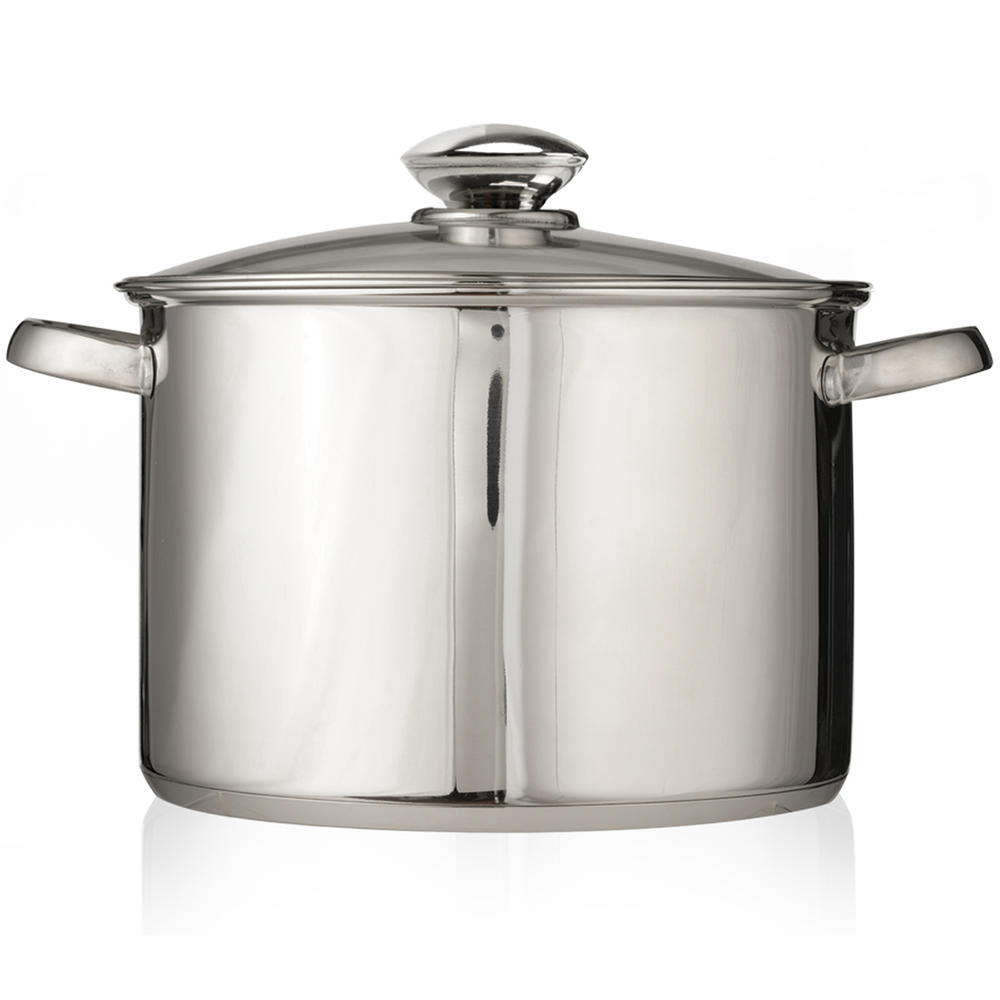 Pure Intentions 12 Qt Stock Pot - Stainless Steel
