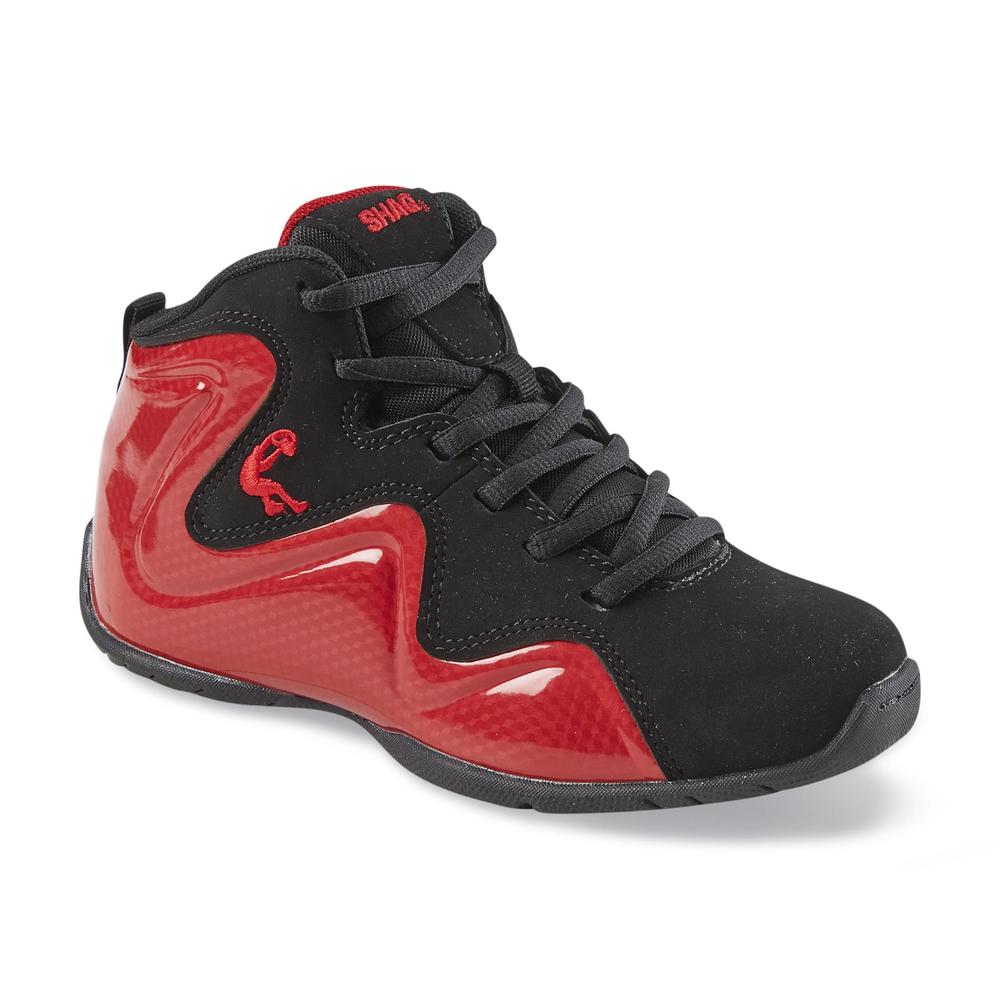 Shaq Boy's Morph Red/Black High-Top Basketball Shoe