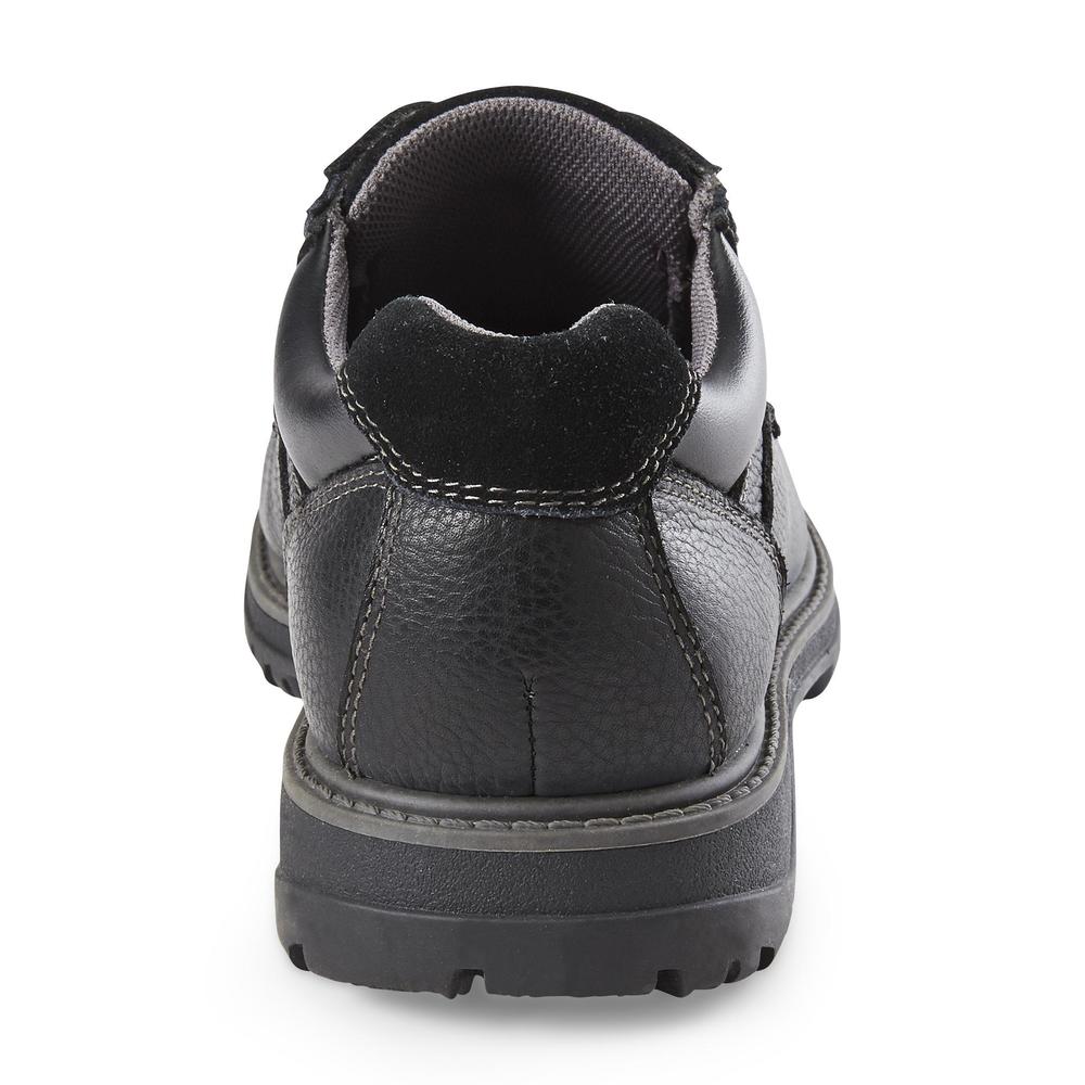 Thom McAn Men's Saul Leather Casual Oxford - Black