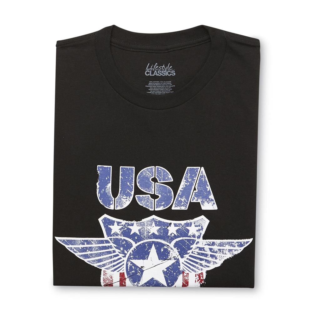 Men's Graphic T-Shirt - USA & Freedom Fighter