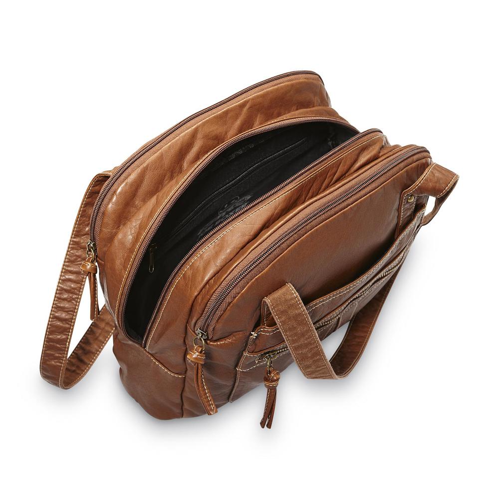 Joe Boxer Junior's Faux Leather Satchel Handbag