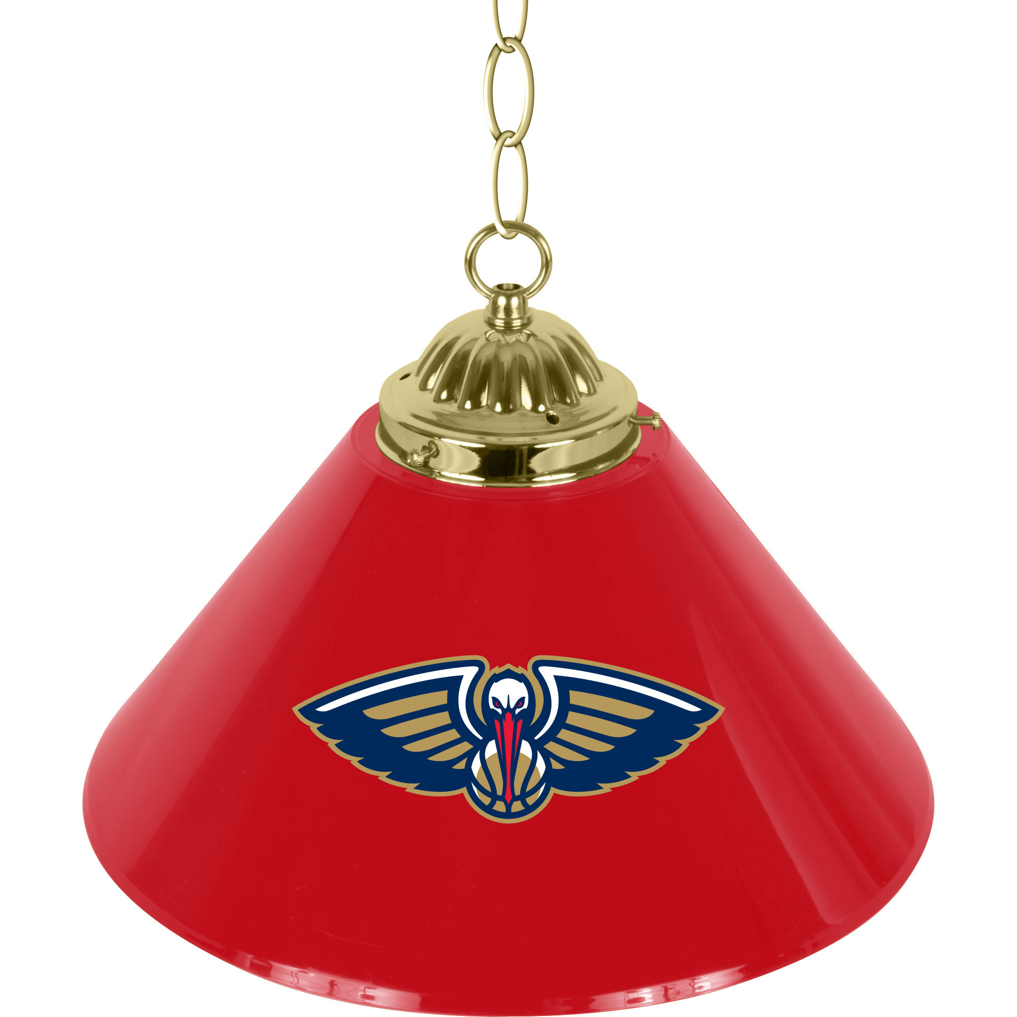 NBA New Orleans Pelicans  Single Shade Bar Lamp - 14 inch
