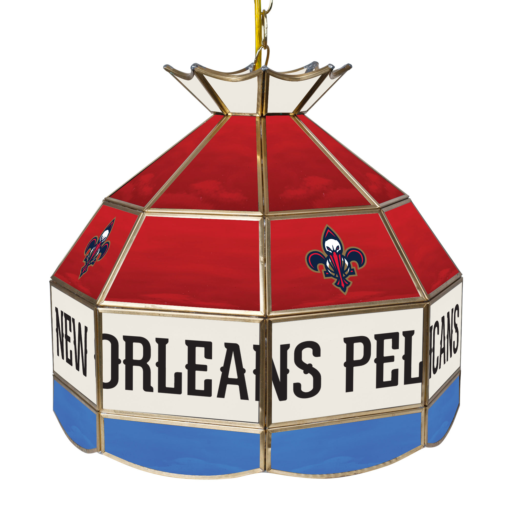 NBA New Orleans Pelicans  16 inch Tiffany Style Lamp