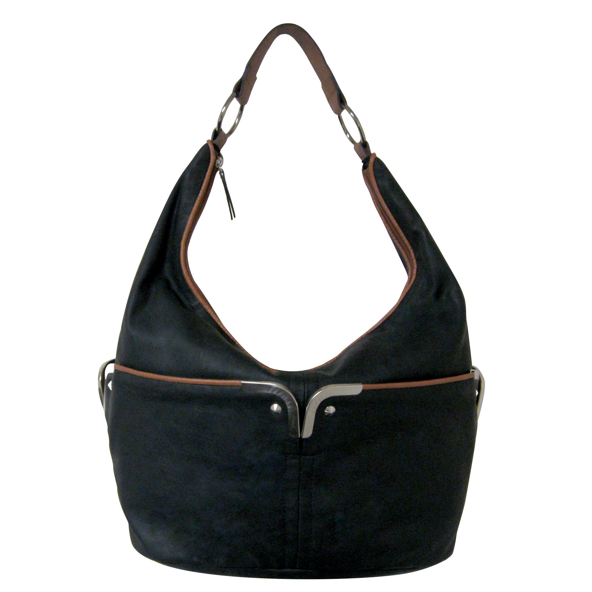 Covington Women's Studded Hobo Handbag
