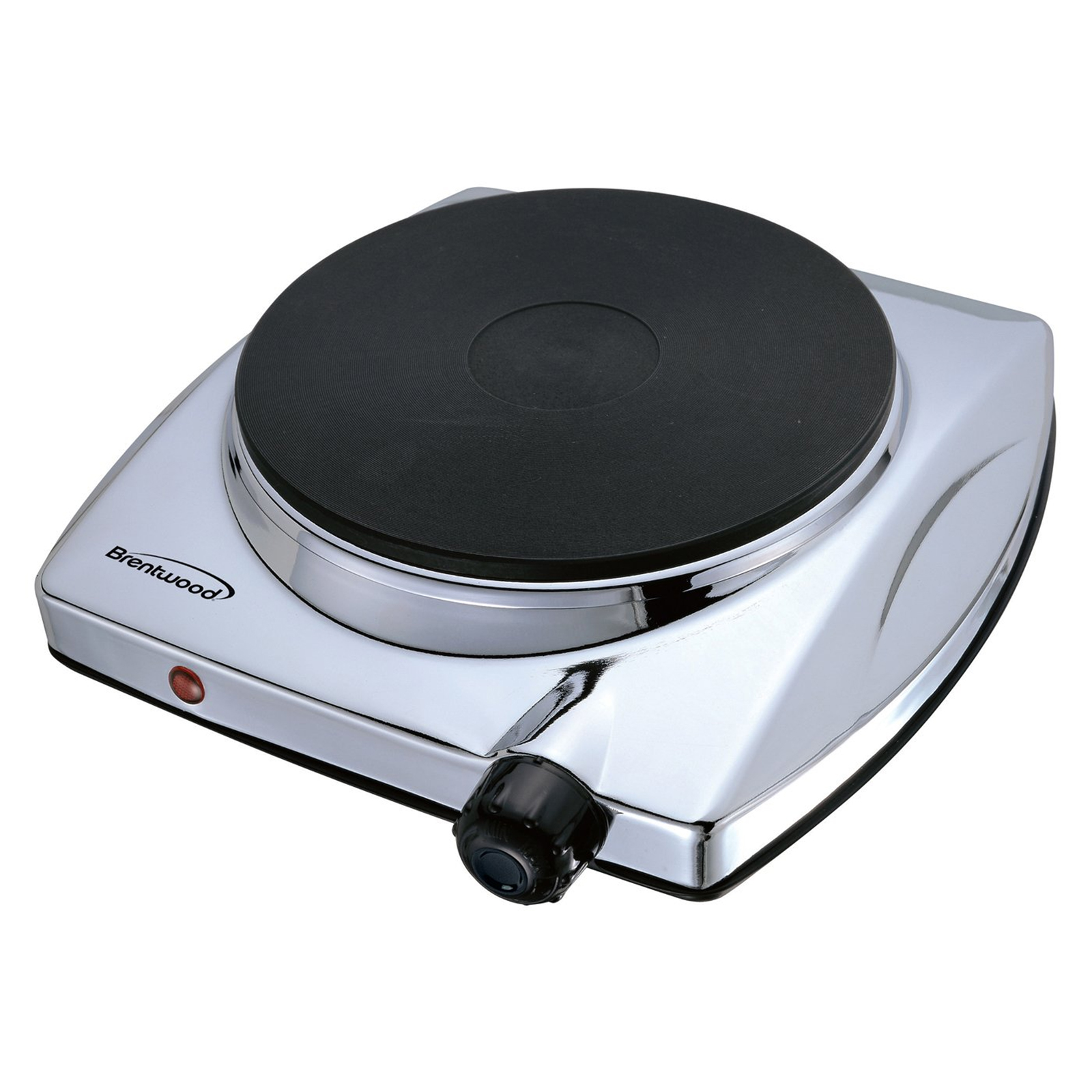 Brentwood 97083279M Electric Single Hot Plate - Chrome