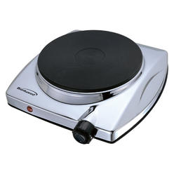 Brentwood Electric 1000W Single Hot Plate Chrome