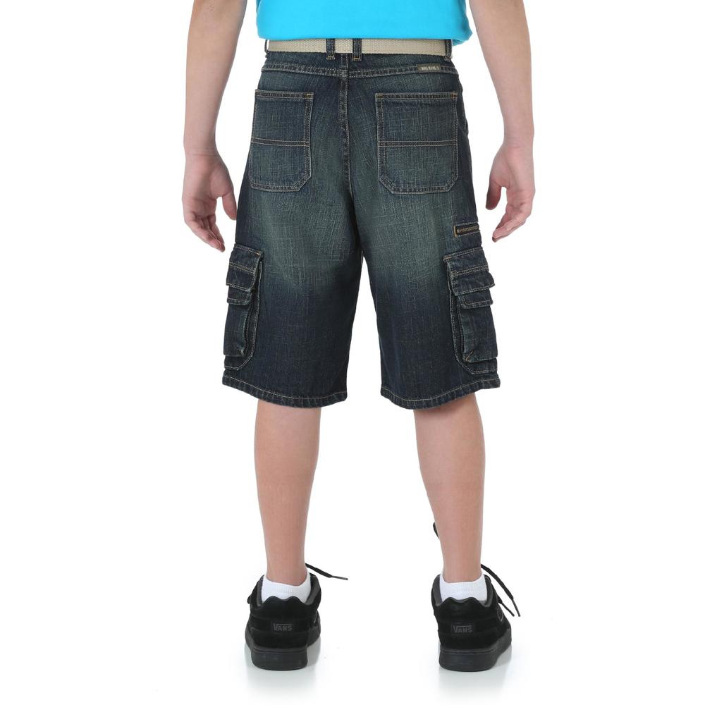 Wrangler Boy's Denim Cargo Shorts