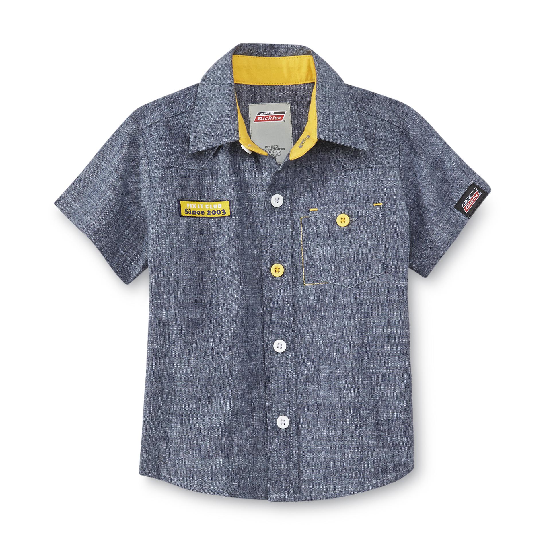 Dickies Newborn Boy's Button-Front Shirt - Fit It Club
