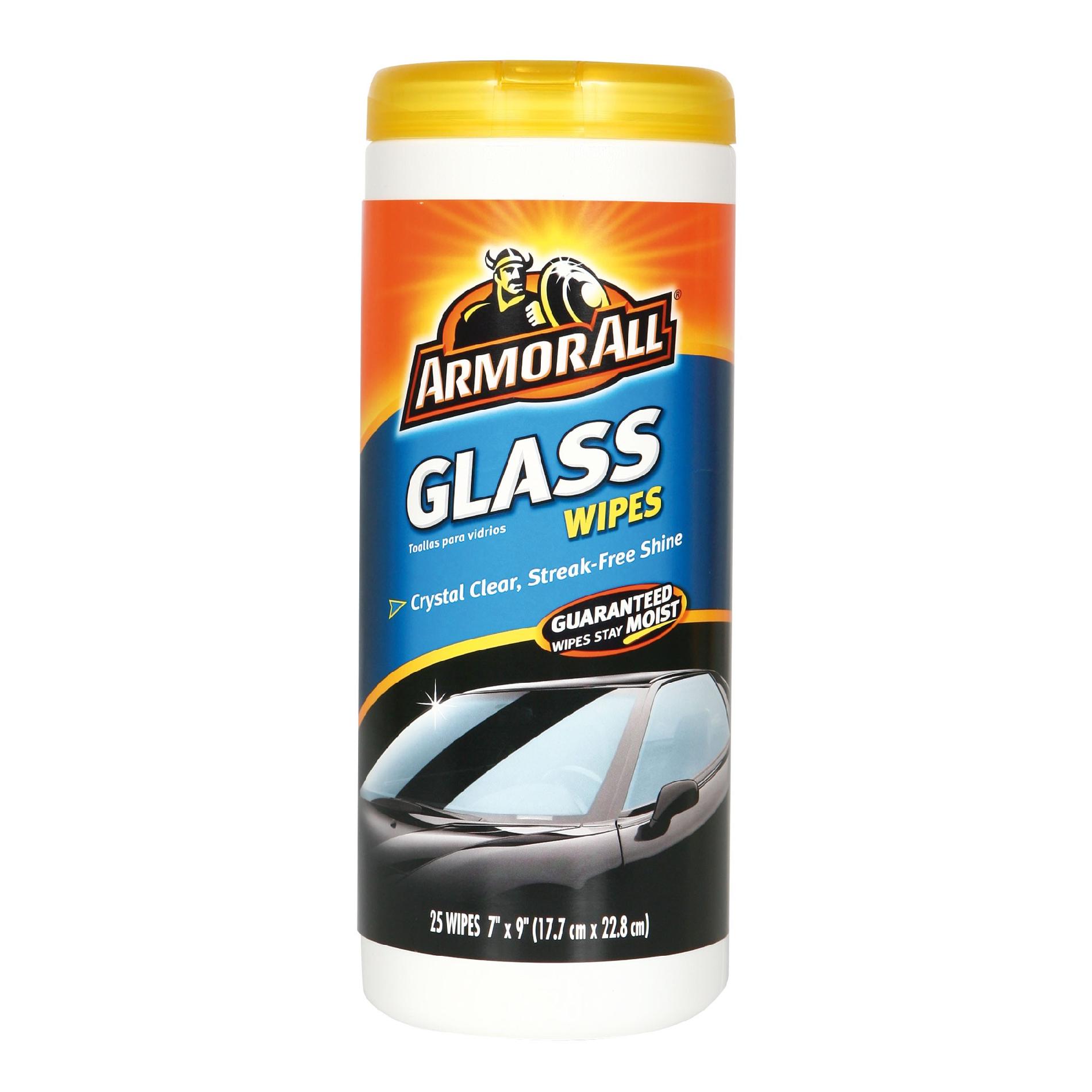 Armor All Glass Wipes, 25 wipes