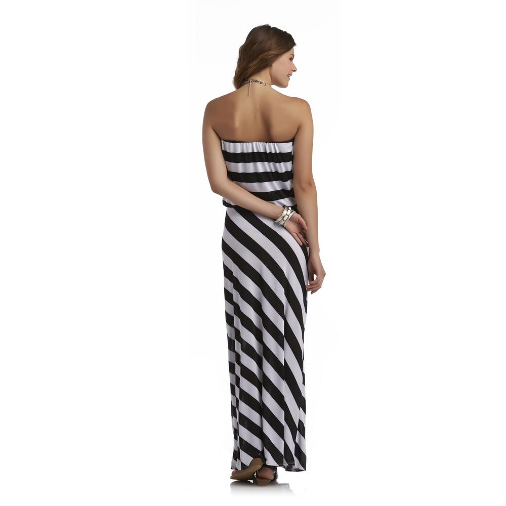 Bongo Junior's Strapless Maxi Dress - Striped