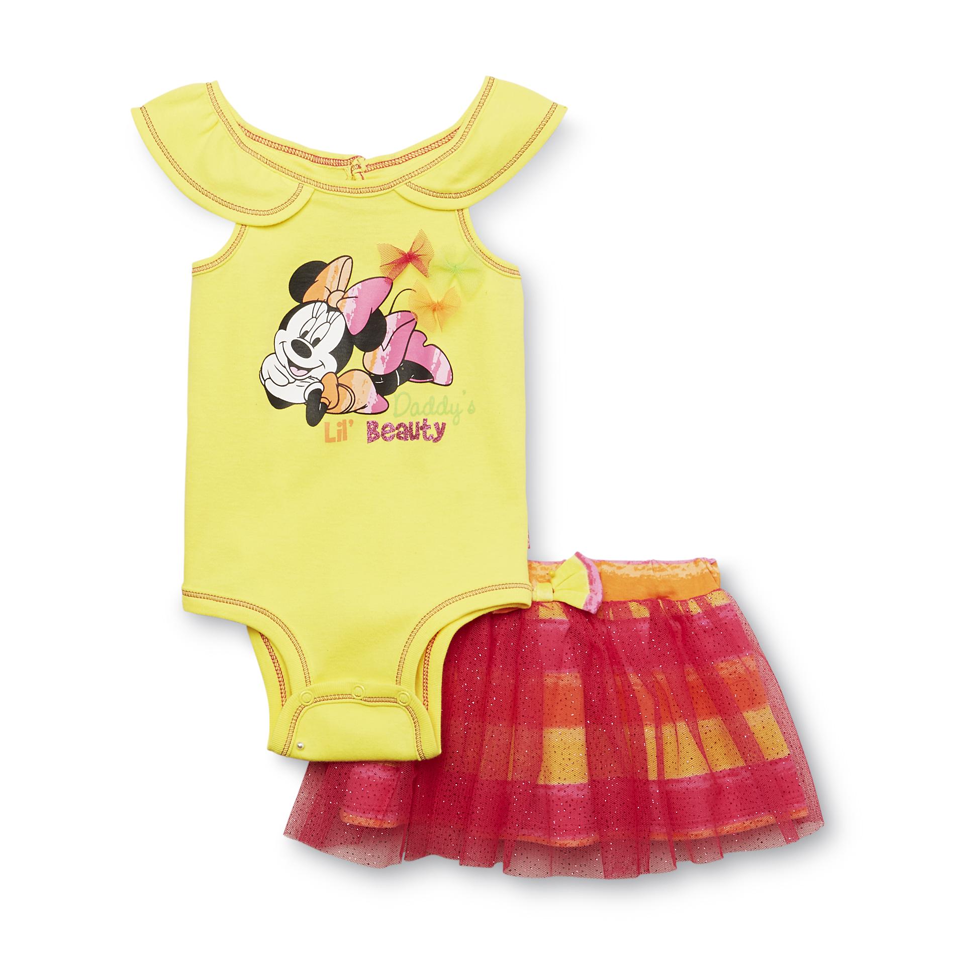 Disney Infant Girl's Bodysuit and Skirt - Minnie Mouse