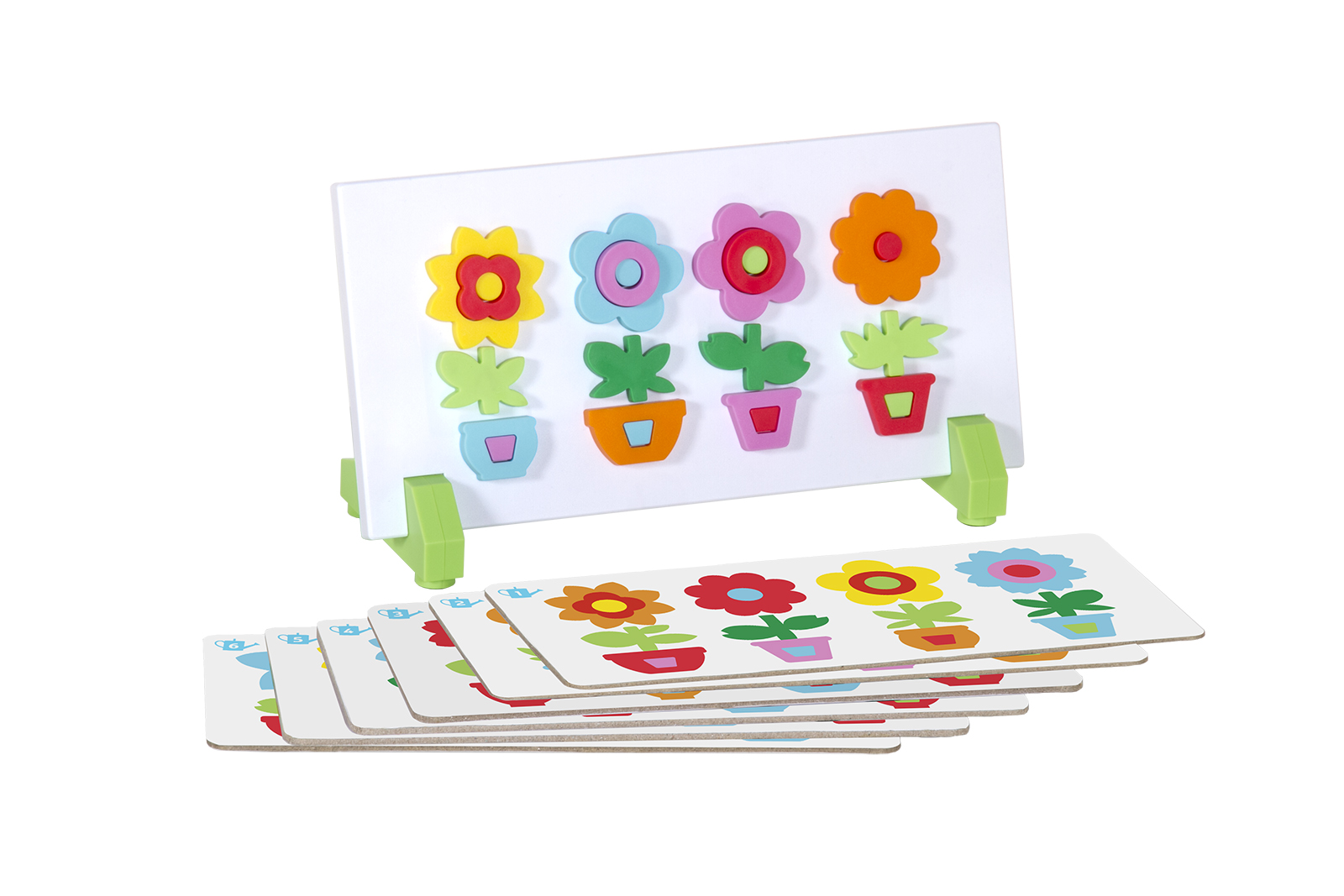 Guidecraft Flower Pot Sort and Match, Multi-color Guidecraft Flower Pot Sort and Match, Multi-color